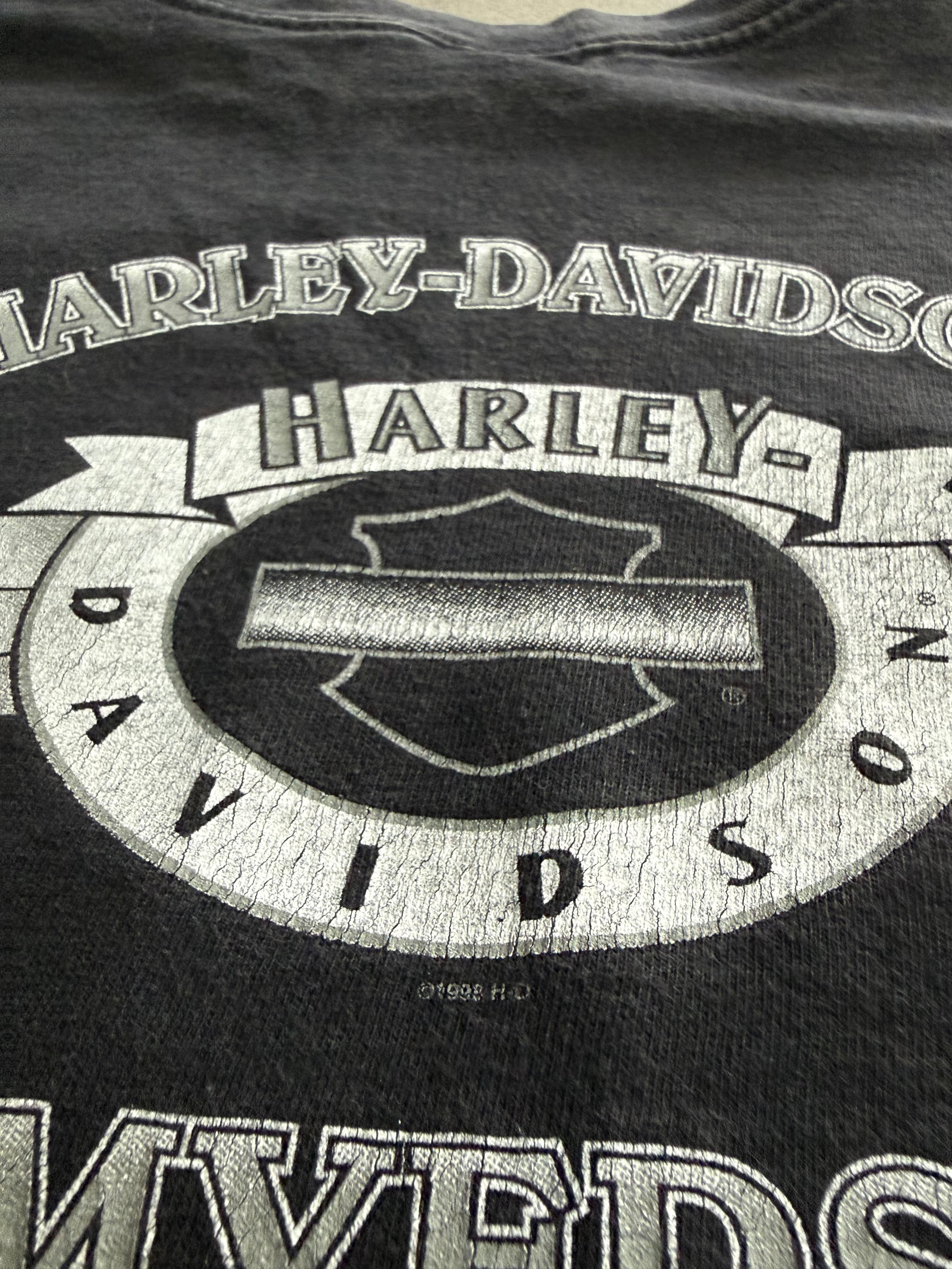 1998 HARLEY DAVIDSON "MIDNIGHT RIDE" FLORIDA VINTAGE T-SHIRT (XL)