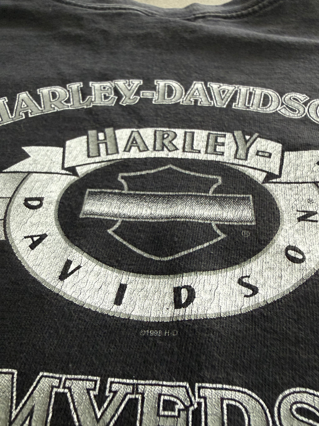 1998 HARLEY DAVIDSON "MIDNIGHT RIDE" FLORIDA VINTAGE T-SHIRT (XL)