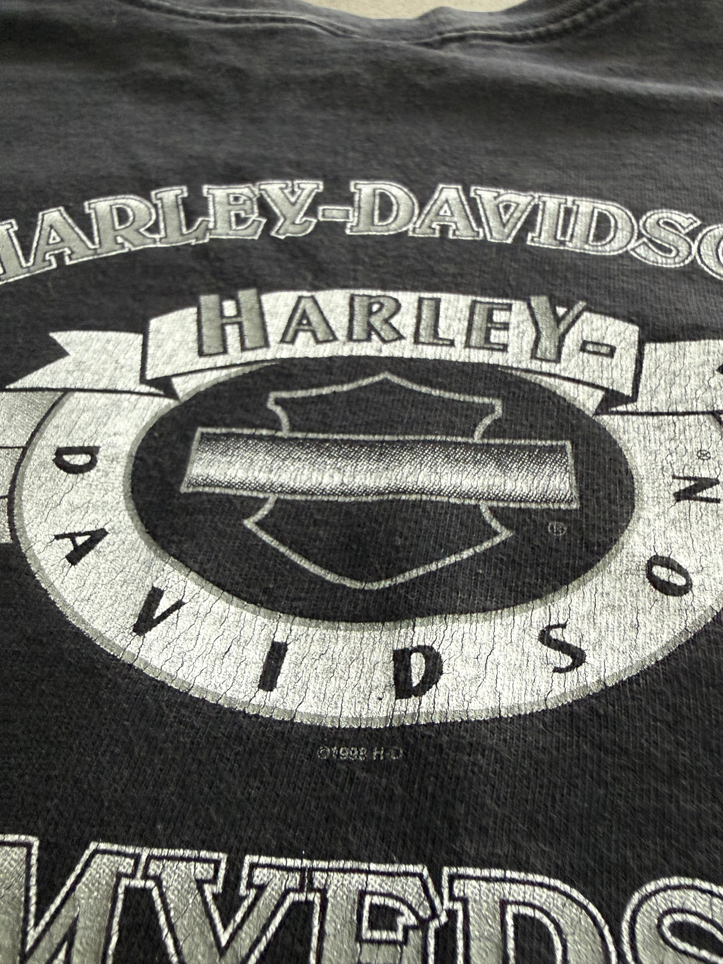 1998 HARLEY DAVIDSON "MIDNIGHT RIDE" FLORIDA VINTAGE T-SHIRT (XL)