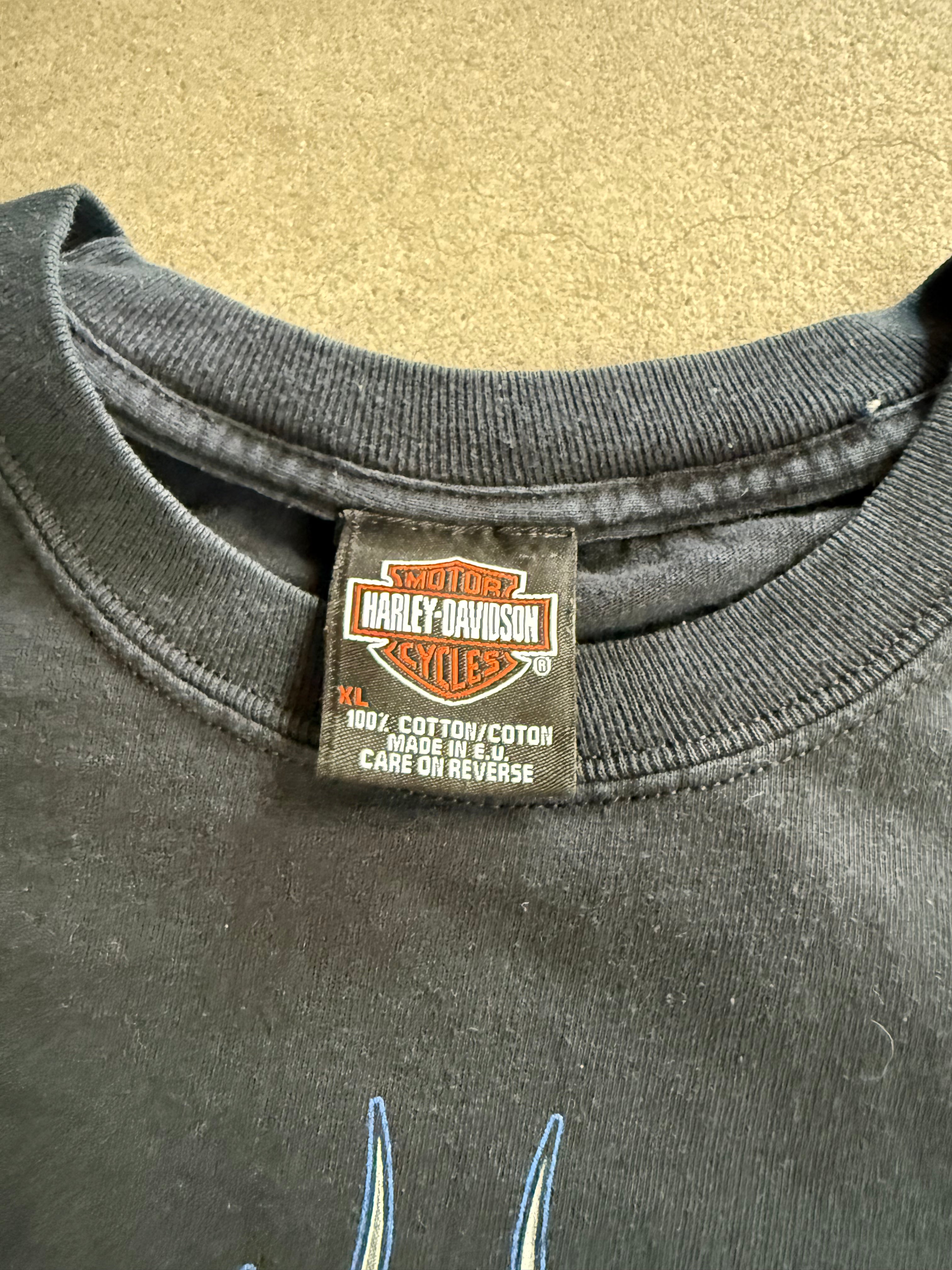 2000S HARLEY DAVIDISON - FLAMES LONG SLEEVES (XL)