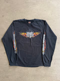 2000S HARLEY DAVIDSON FLAMES LONG SLEEVES (XL)