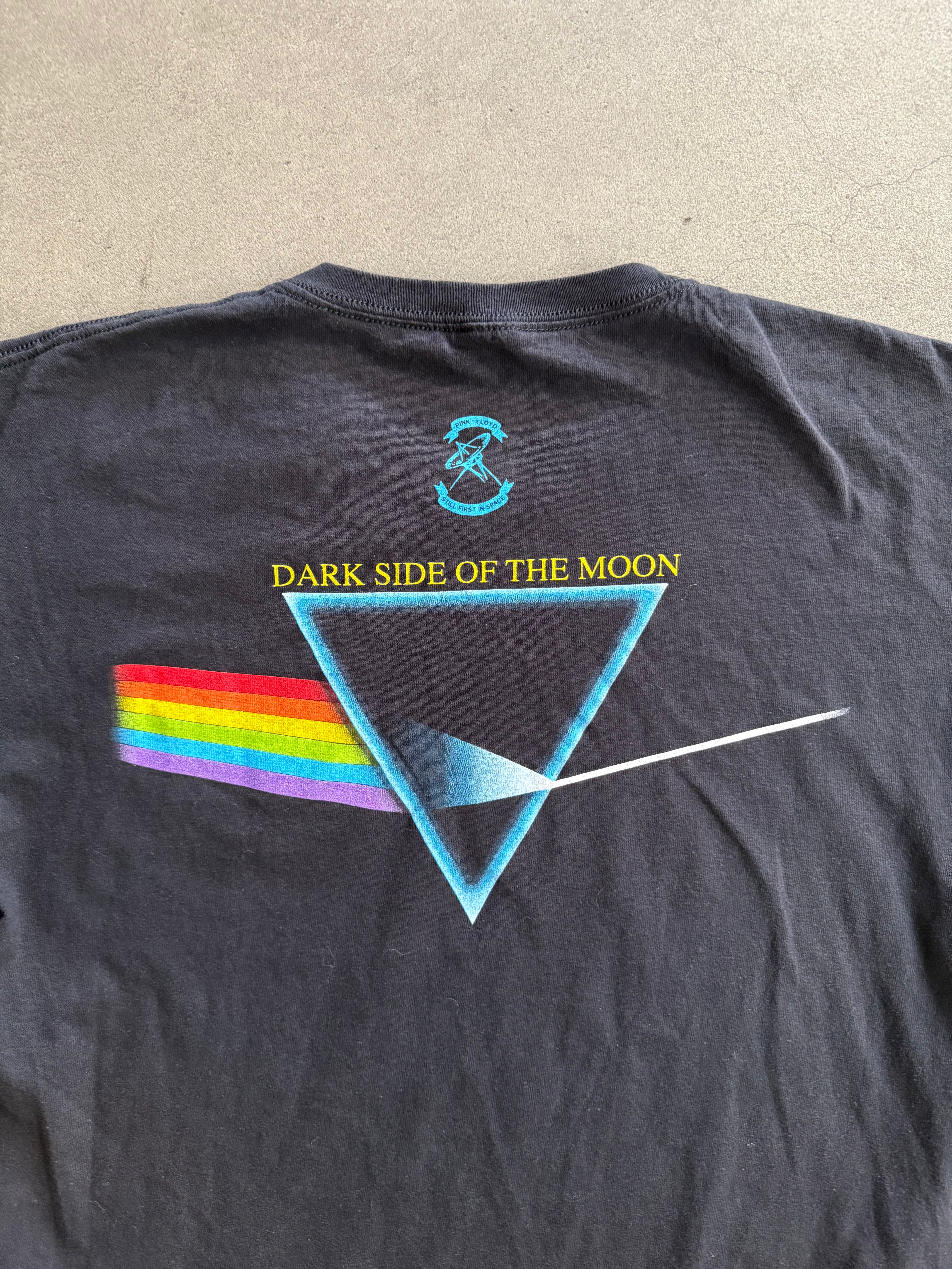 2003 PINK FLOYD DARK SIDE OF THE MOON PRINT T-SHIRT (XL)