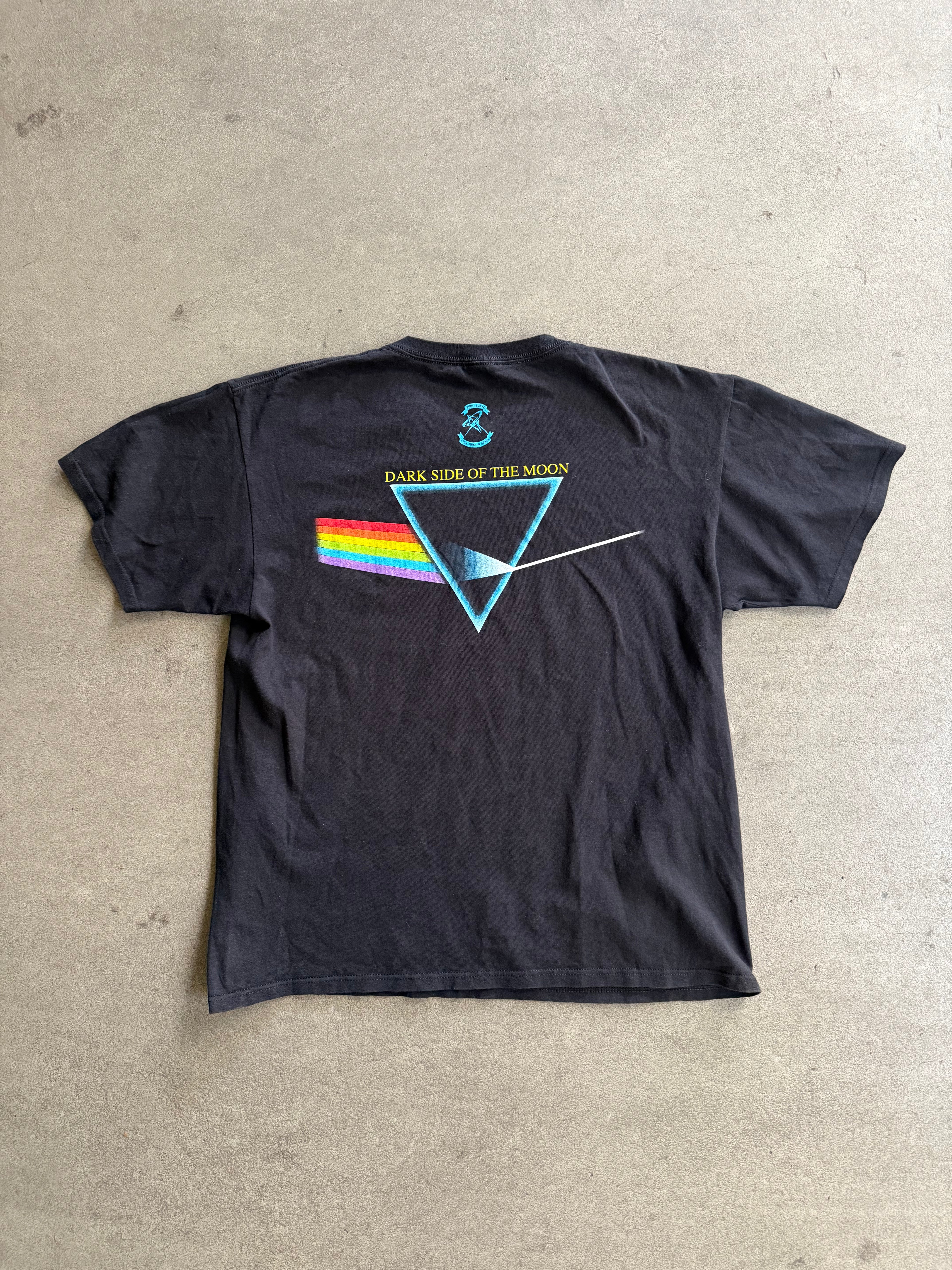 2003 PINK FLOYD DARK SIDE OF THE MOON PRINT T-SHIRT (XL)