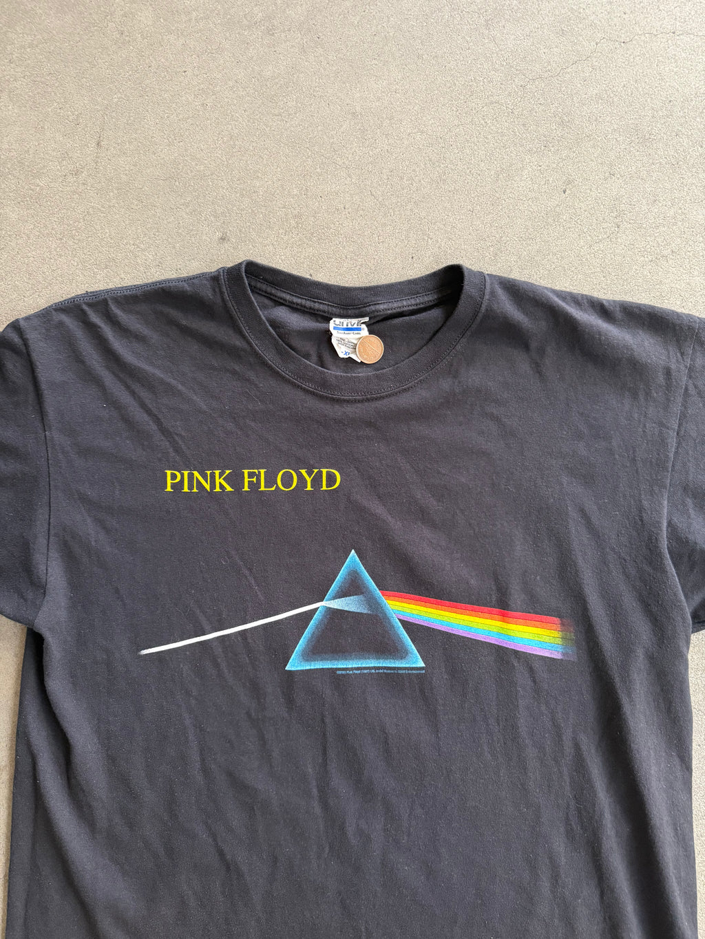 2003 PINK FLOYD DARK SIDE OF THE MOON PRINT T-SHIRT (XL)