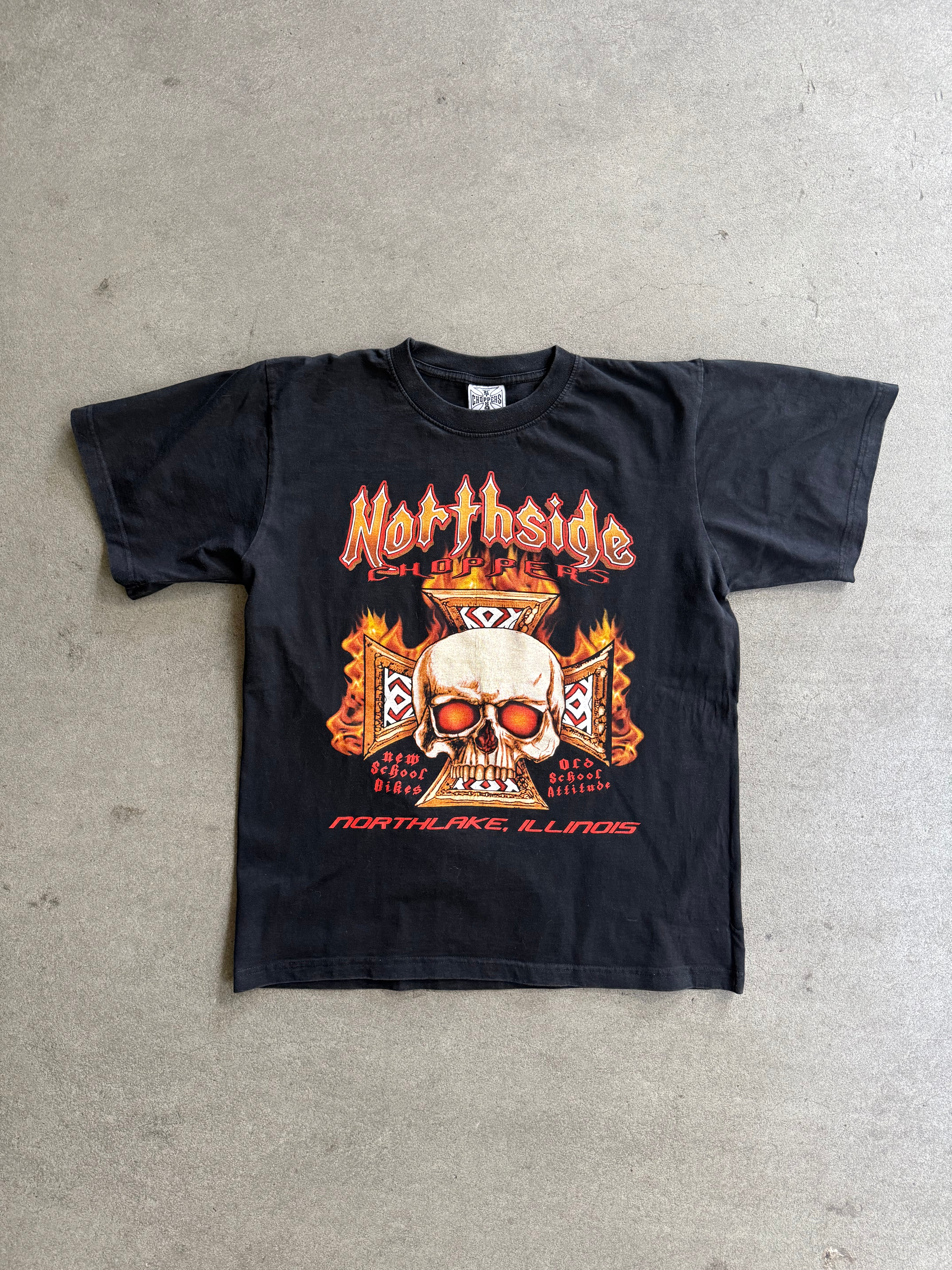 2000S WEST COAST CHOPPERS "NORTHLAKE" THAI BOOTLEG T-SHIRT (L)