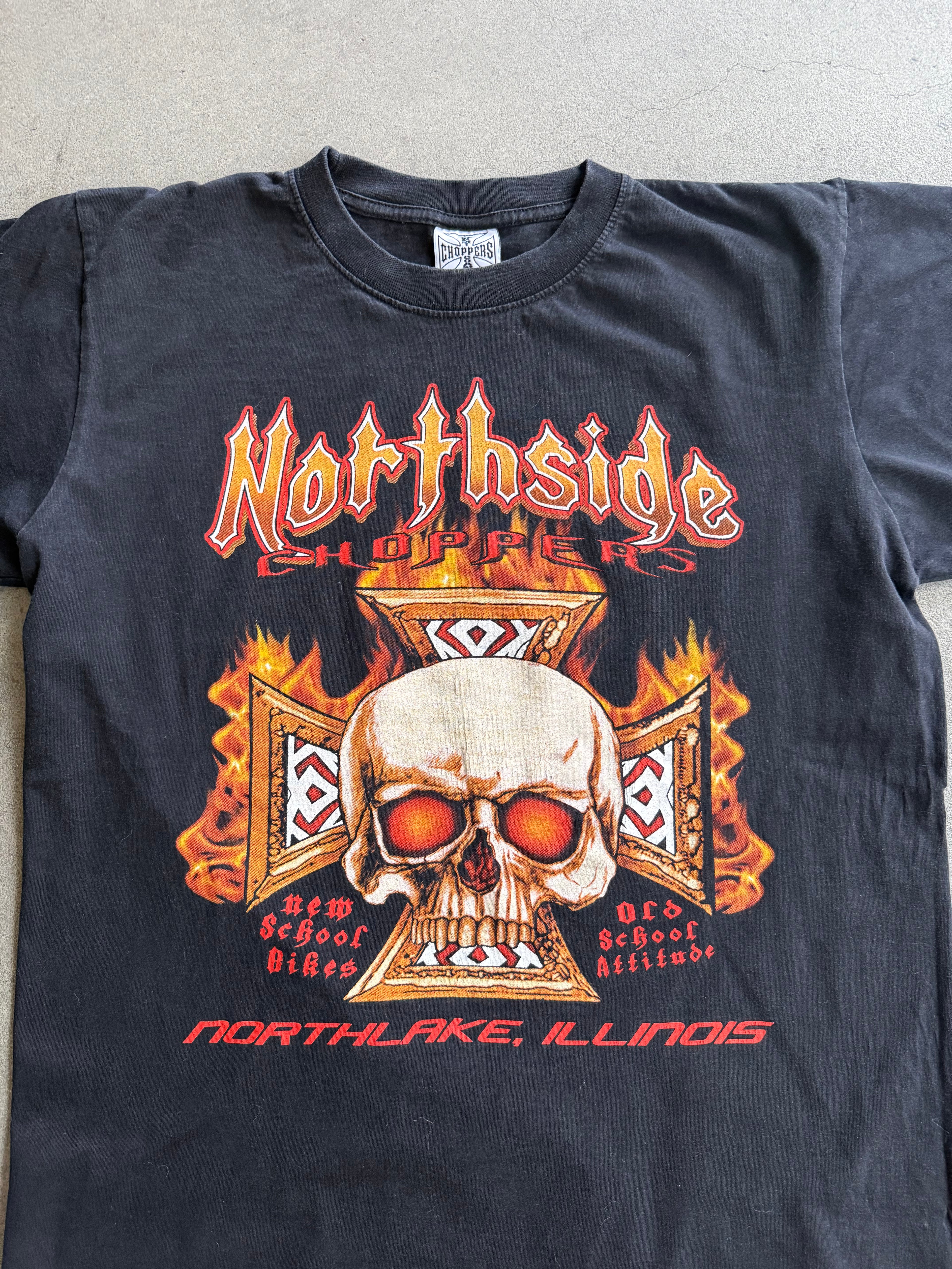 2000S WEST COAST CHOPPERS "NORTHLAKE" THAI BOOTLEG T-SHIRT (L)