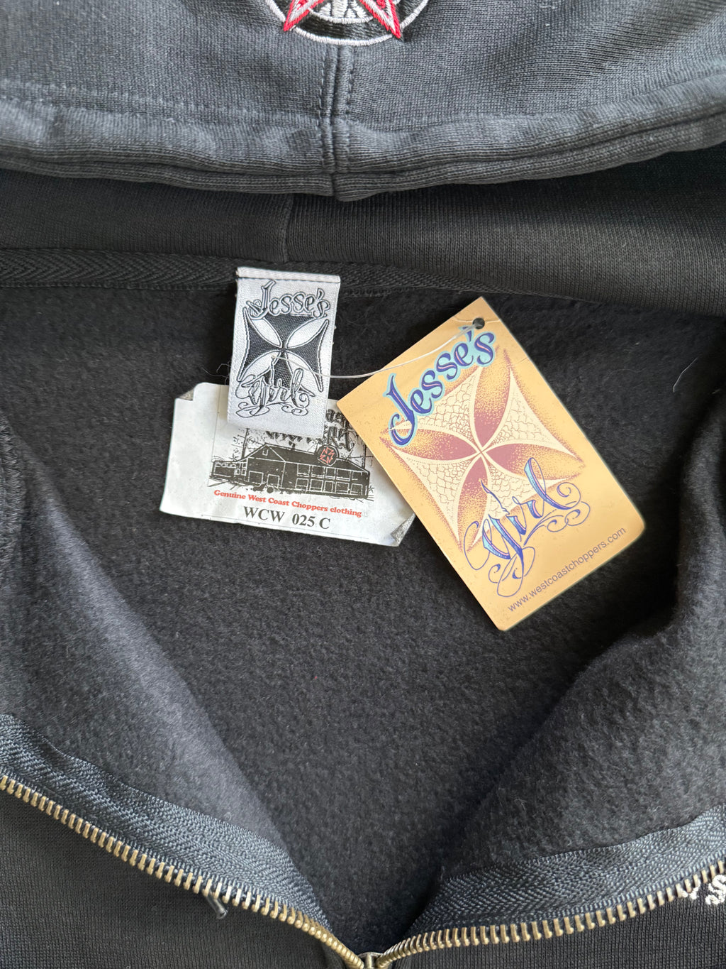 2000S WEST COAST CHOPPERS SATAN ZIP HOODIE (L)