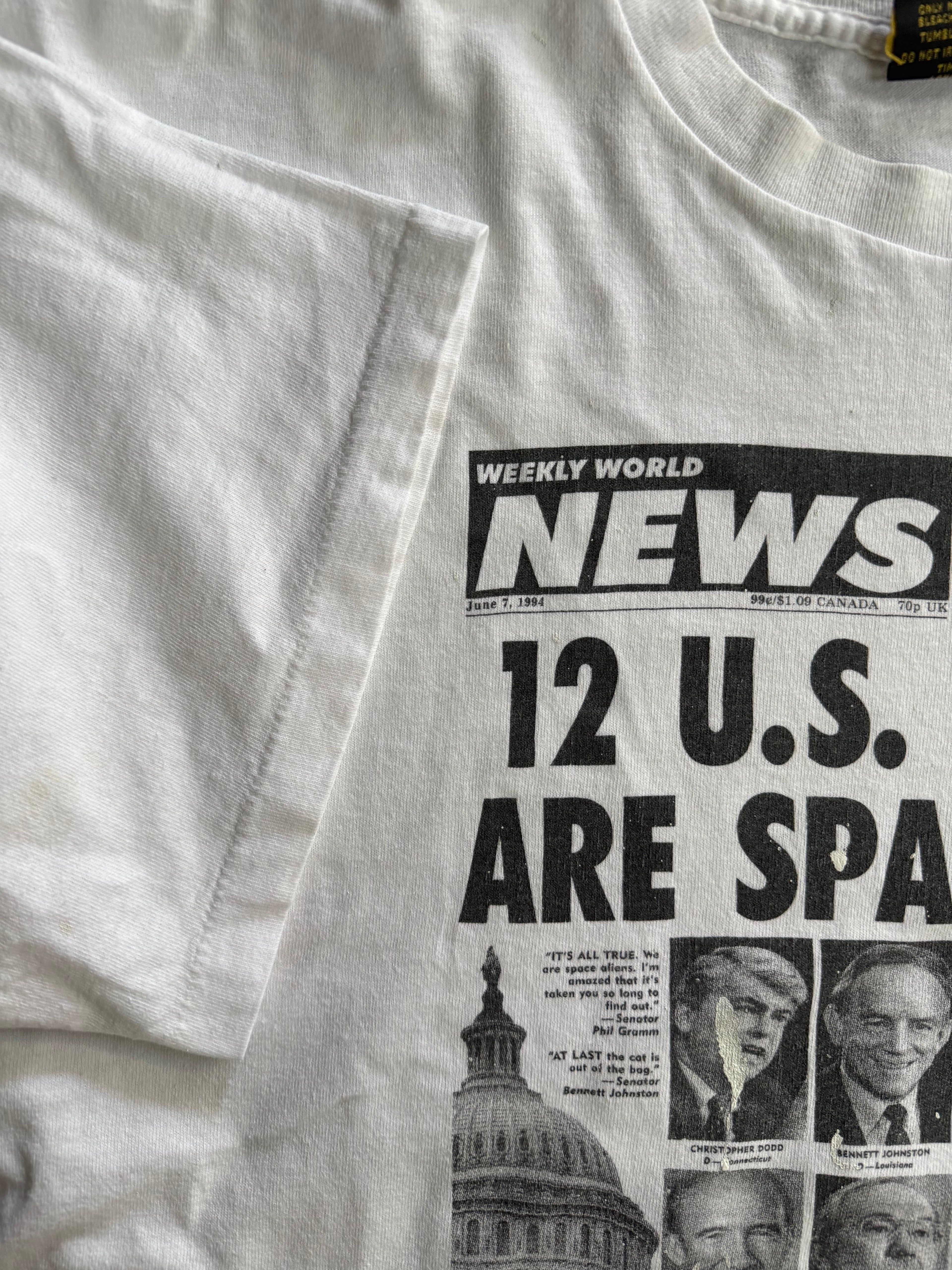 1994 U.S. SENATOR SPACE ALIEN SINGLE STITCH T-SHIRT (XL)