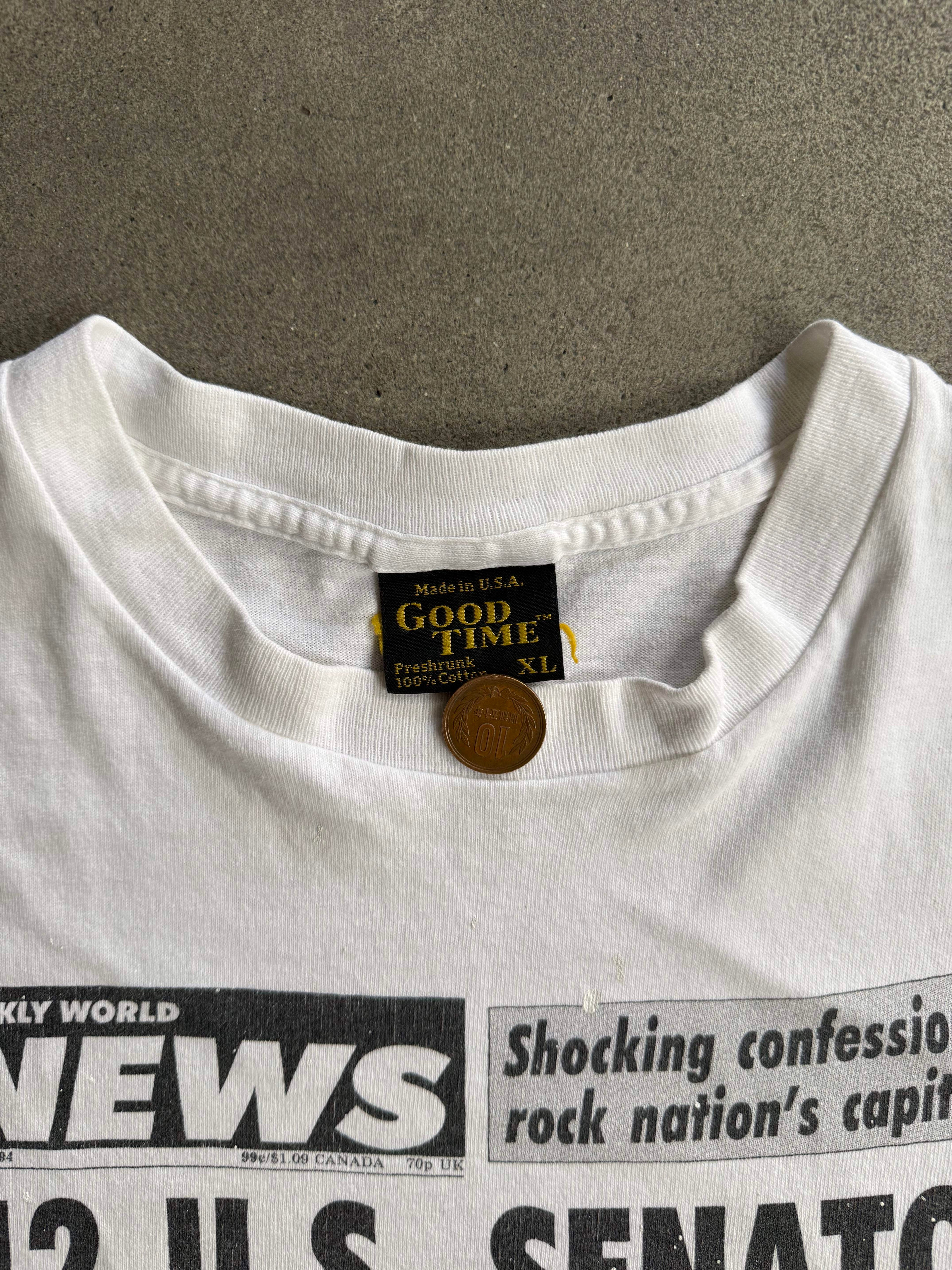 1994 U.S. SENATOR SPACE ALIEN SINGLE STITCH T-SHIRT (XL)
