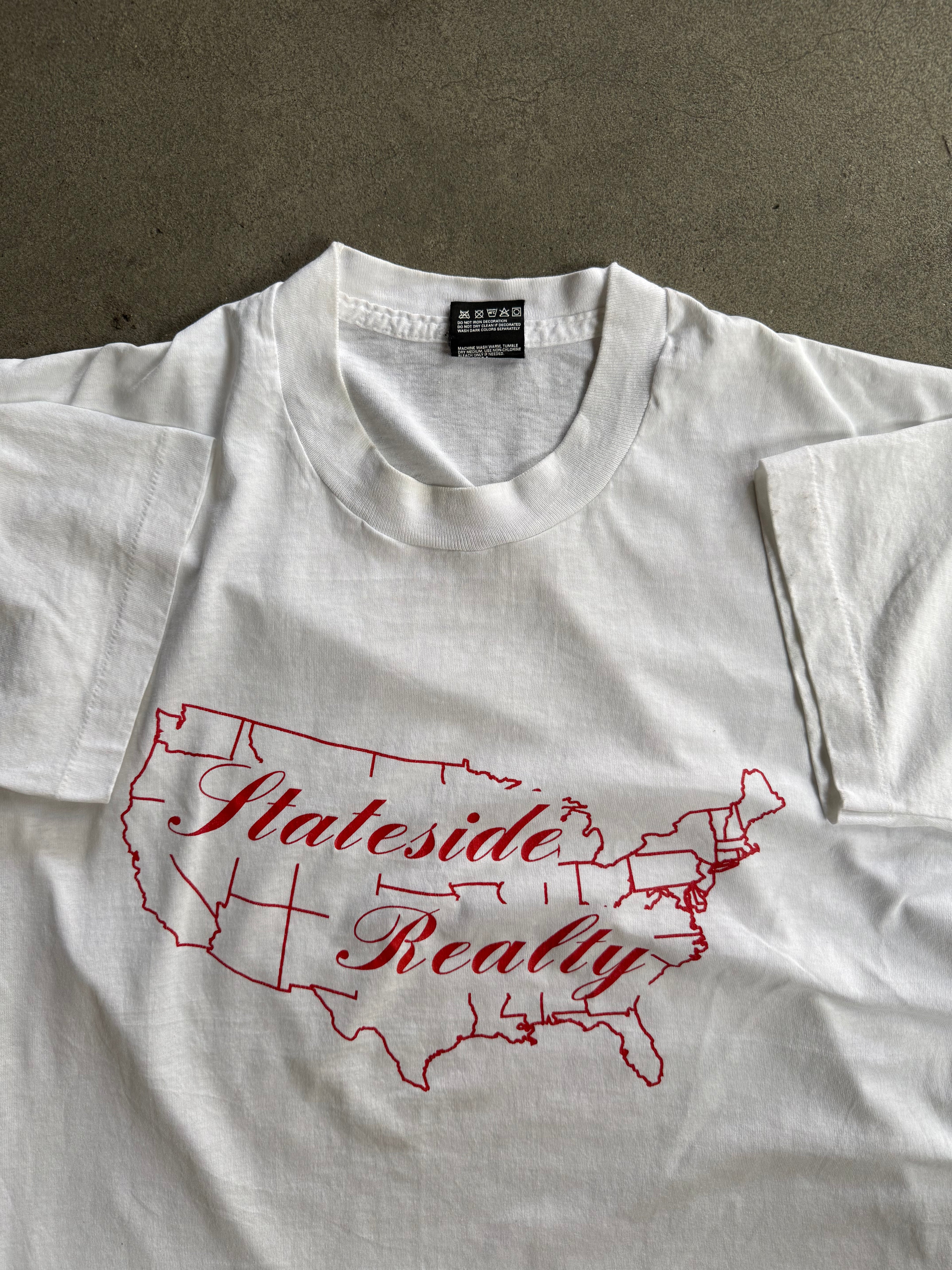1990S STATESIDE REALTY SINGLE STICH T-SHIRT (L)