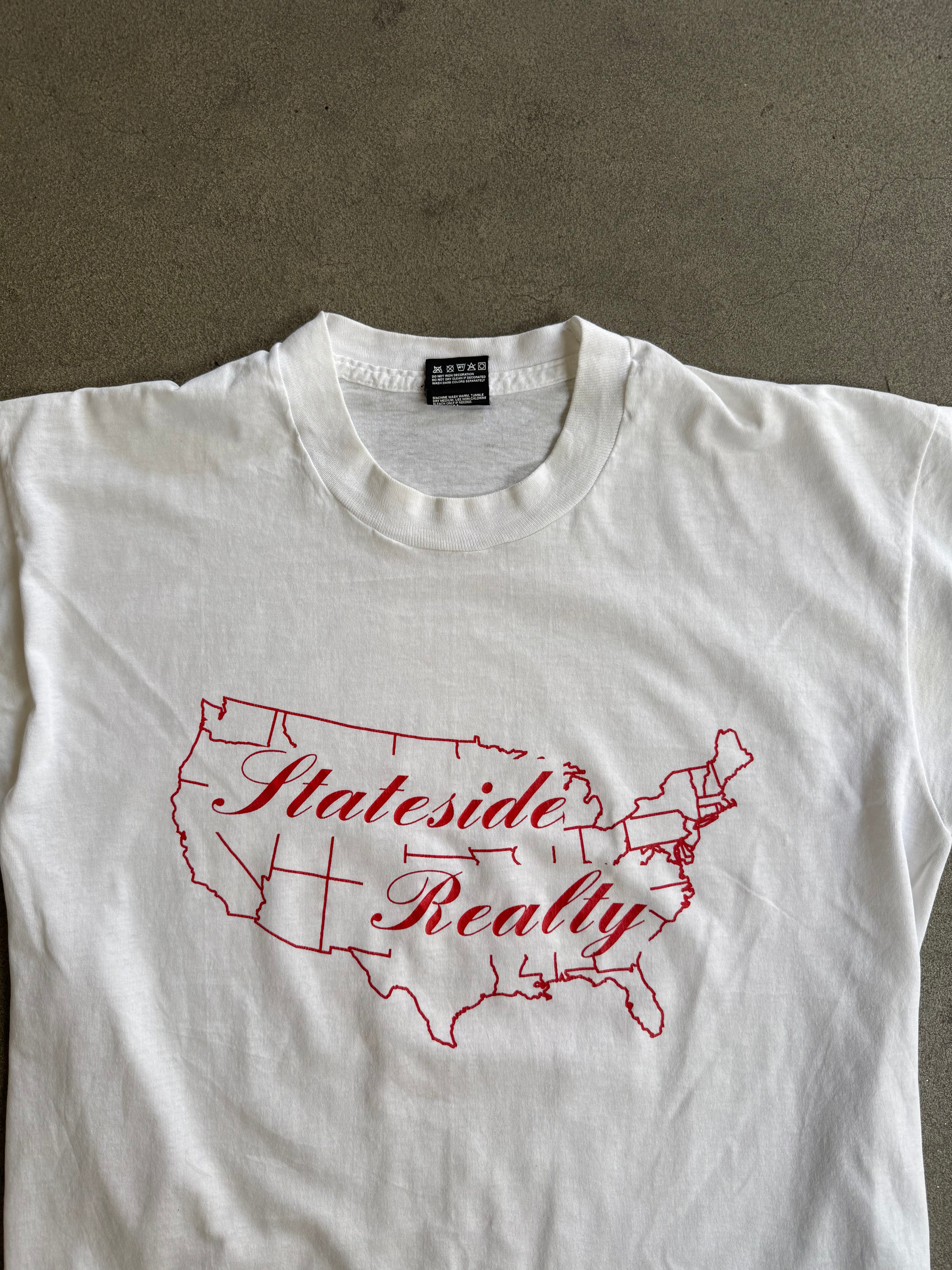 1990S STATESIDE REALTY SINGLE STICH T-SHIRT (L)