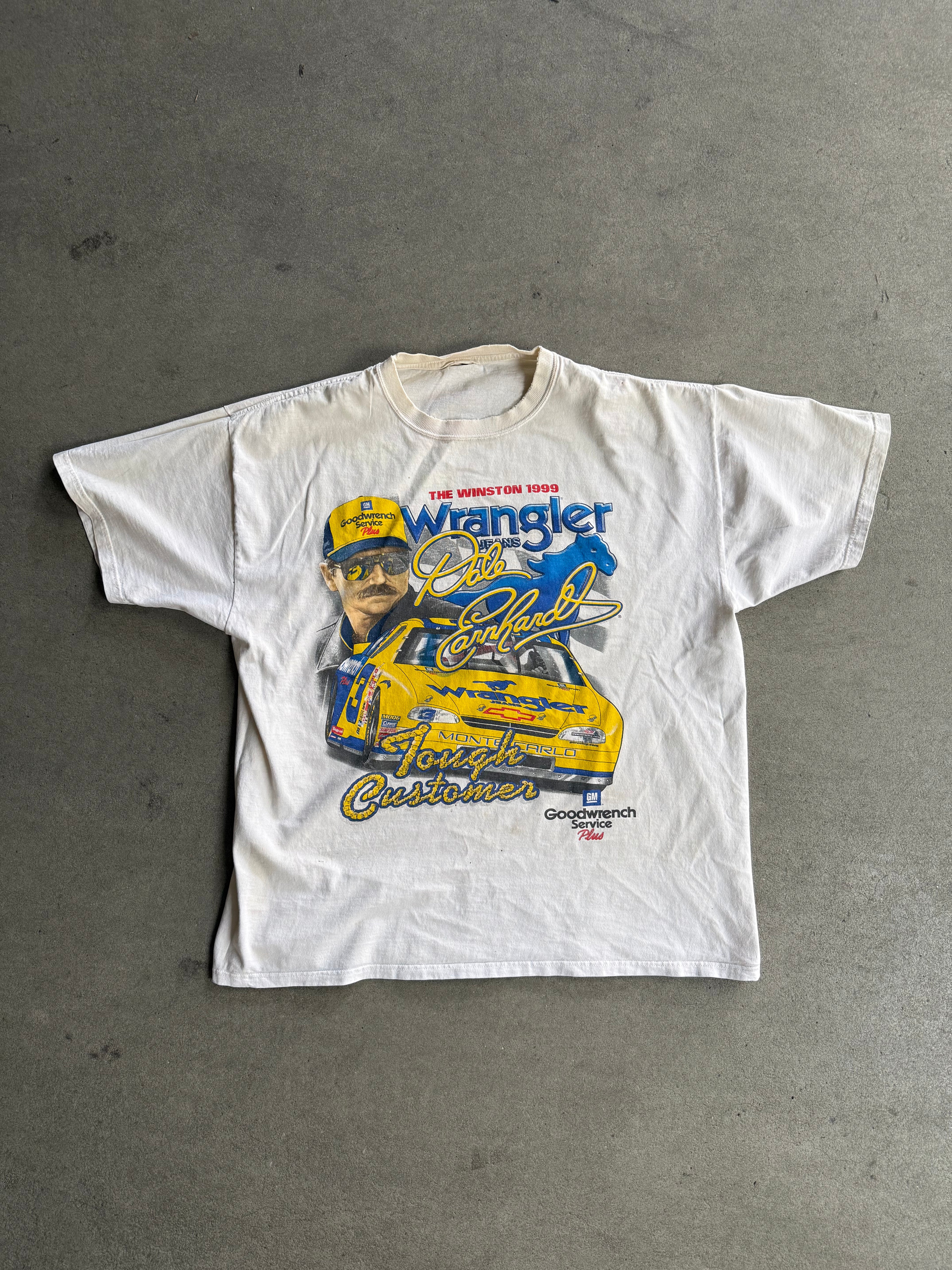 1999 WRANGLER TEAM NASCAR RACE T-SHIRT (XL)