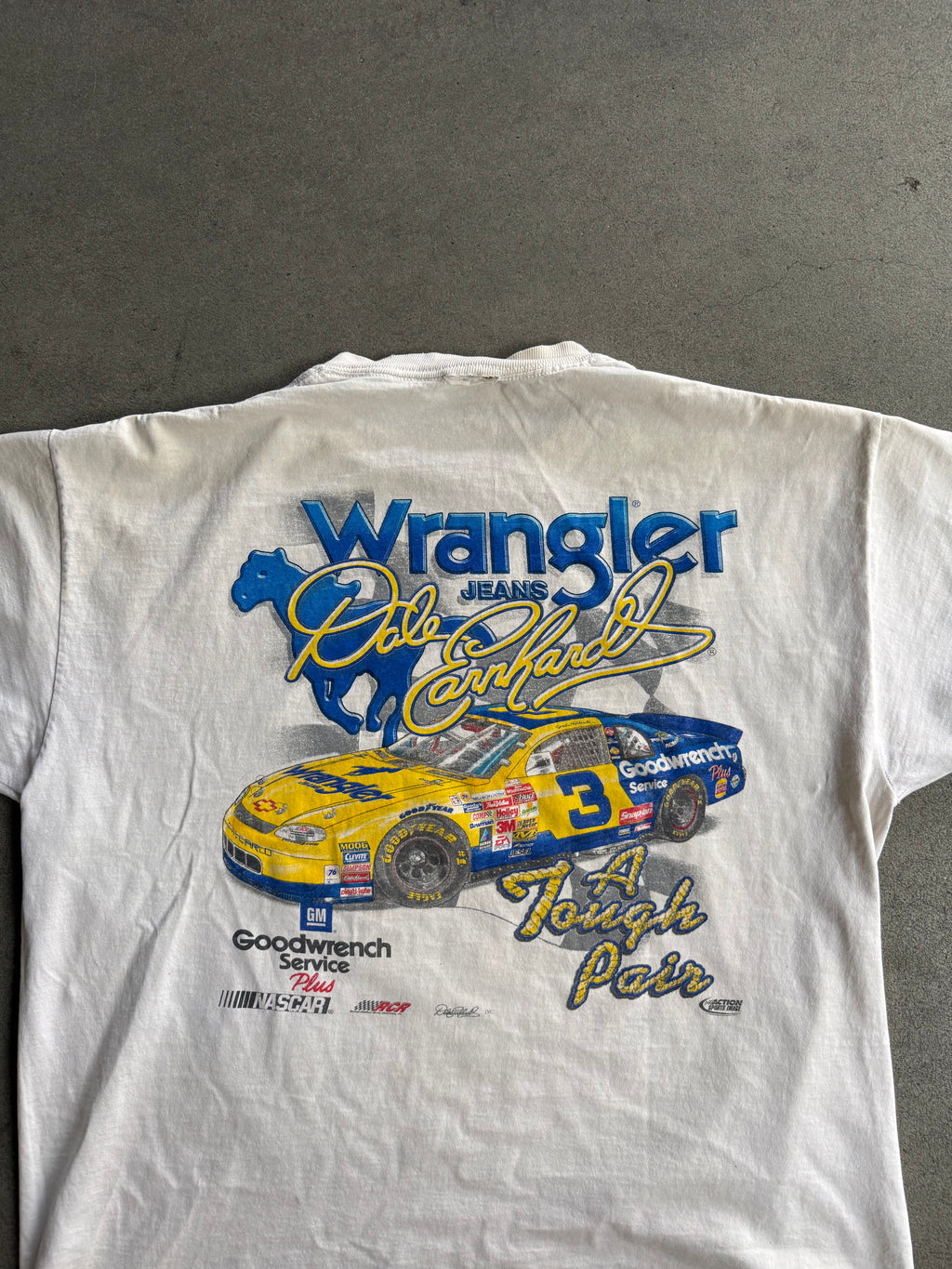 1999 WRANGLER TEAM NASCAR RACE T-SHIRT (XL)