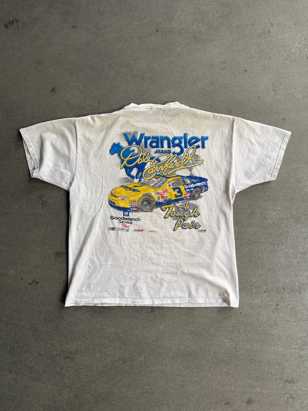 1999 WRANGLER TEAM NASCAR RACE T-SHIRT (XL)