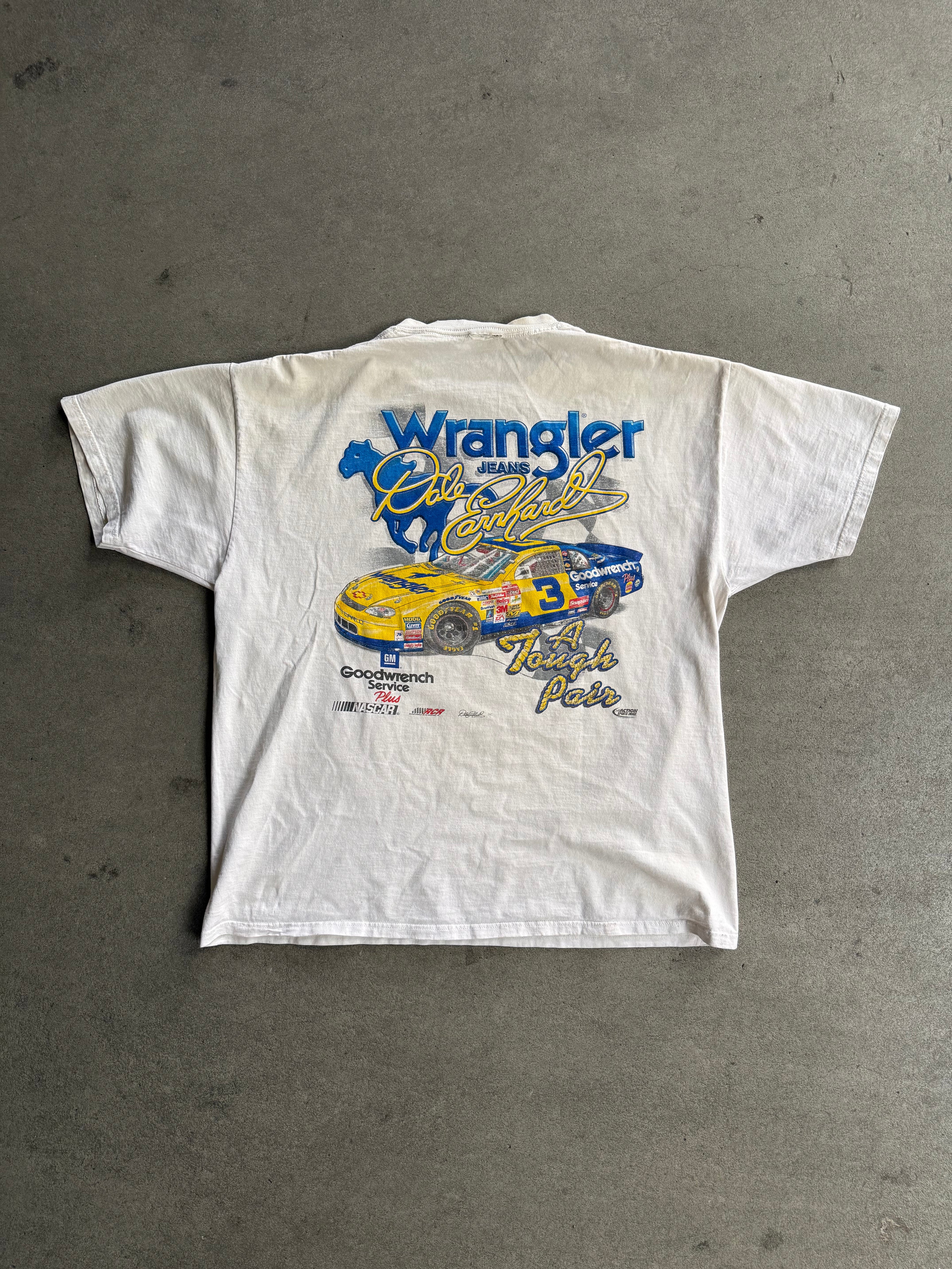 1999 WRANGLER TEAM NASCAR RACE T-SHIRT (XL)