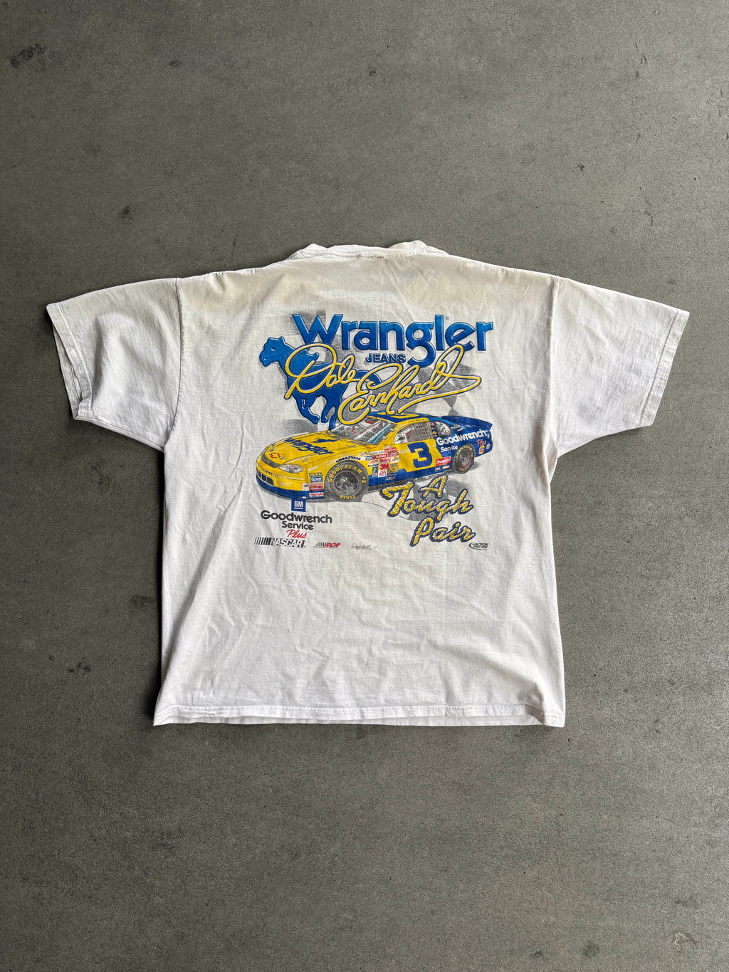 1999 WRANGLER TEAM NASCAR RACE T-SHIRT (XL)
