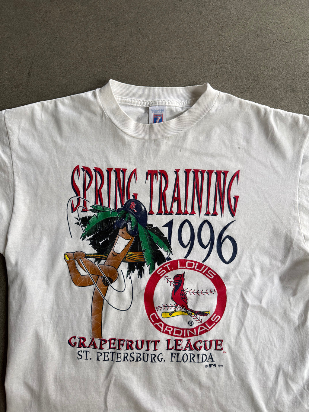 1996 SPRING TRAINING, ST. LOUIS CARDINALS T-SHIRT (L)