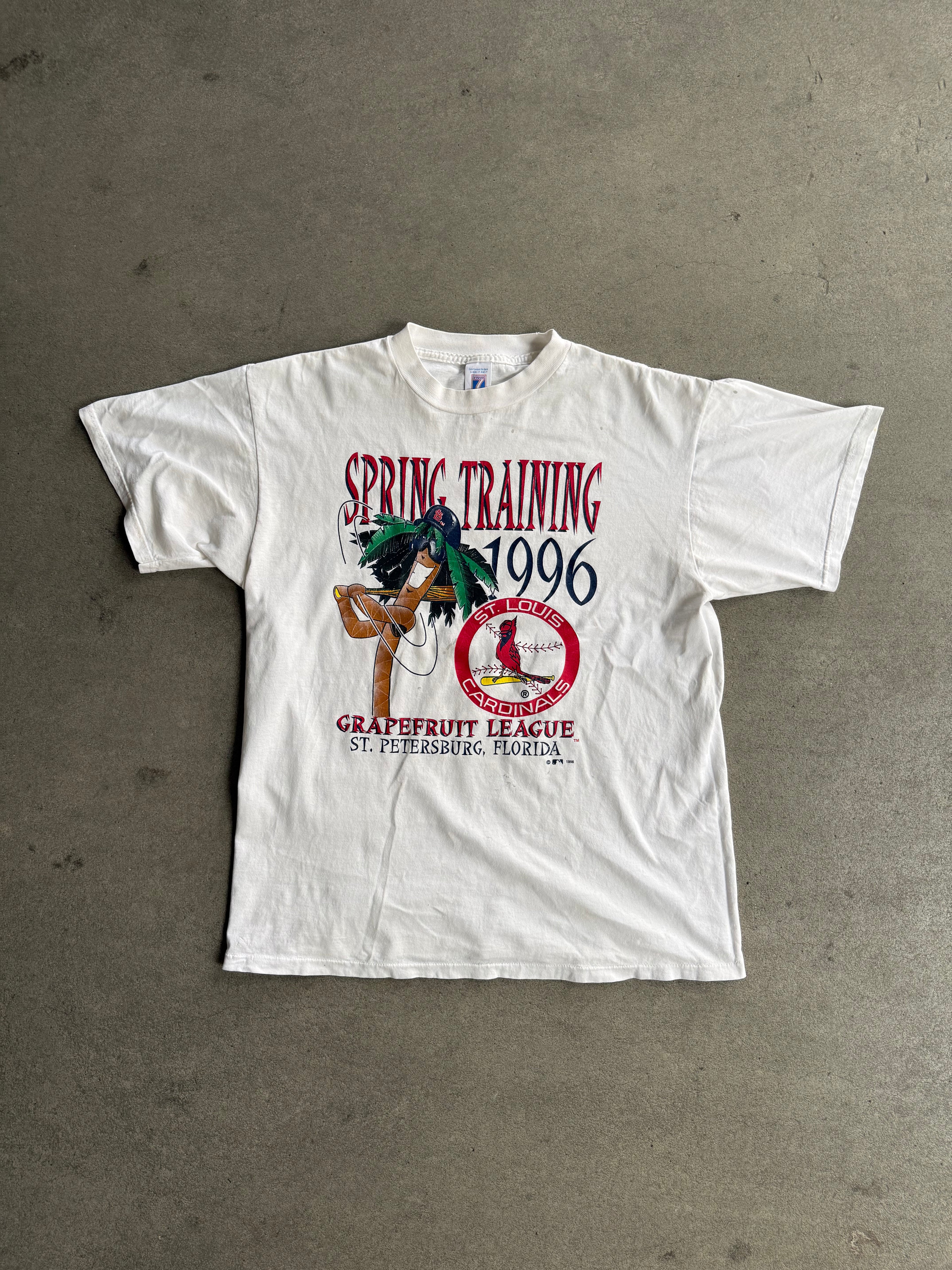 1996 SPRING TRAINING, ST. LOUIS CARDINALS T-SHIRT (L)