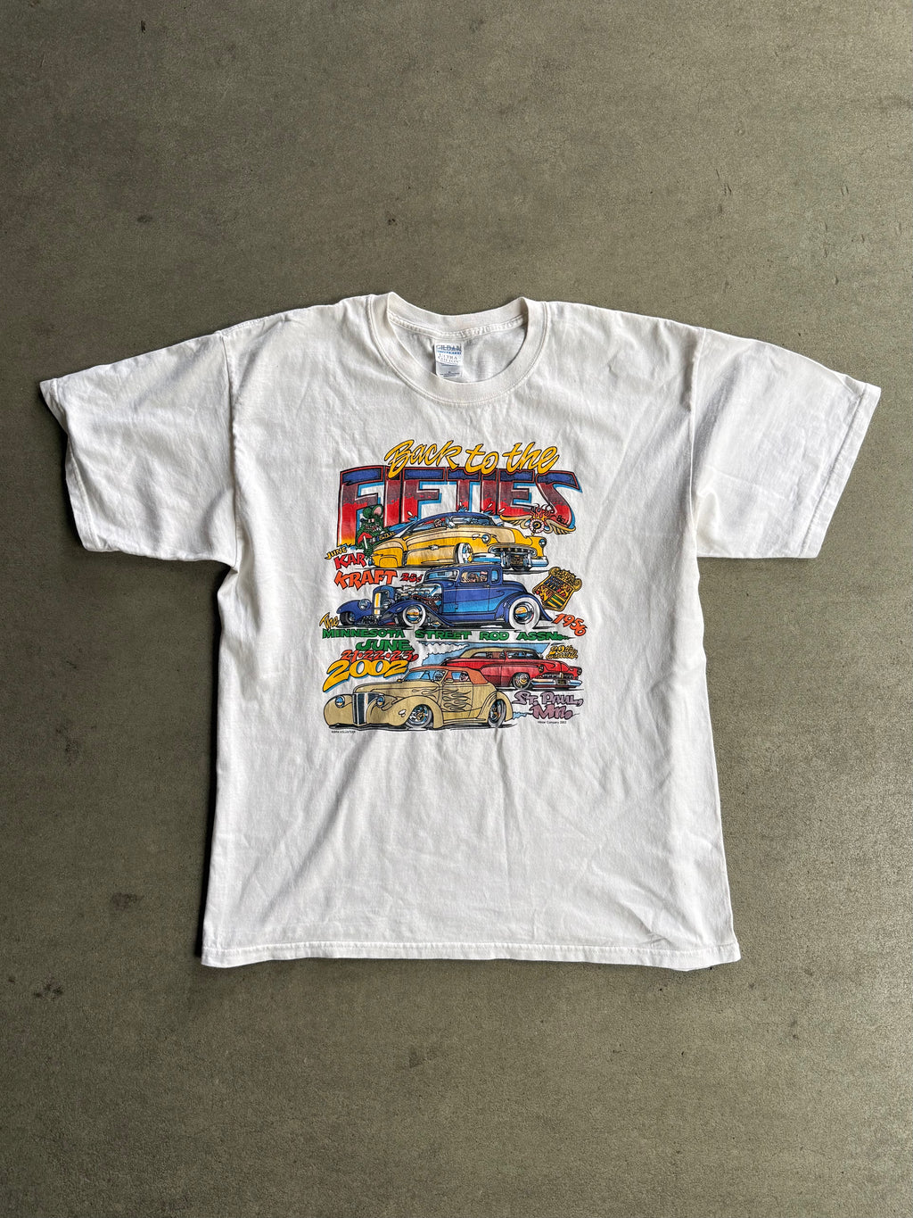 2002 MSRA "BACK TO THE 50S" T-SHIRT (XL)