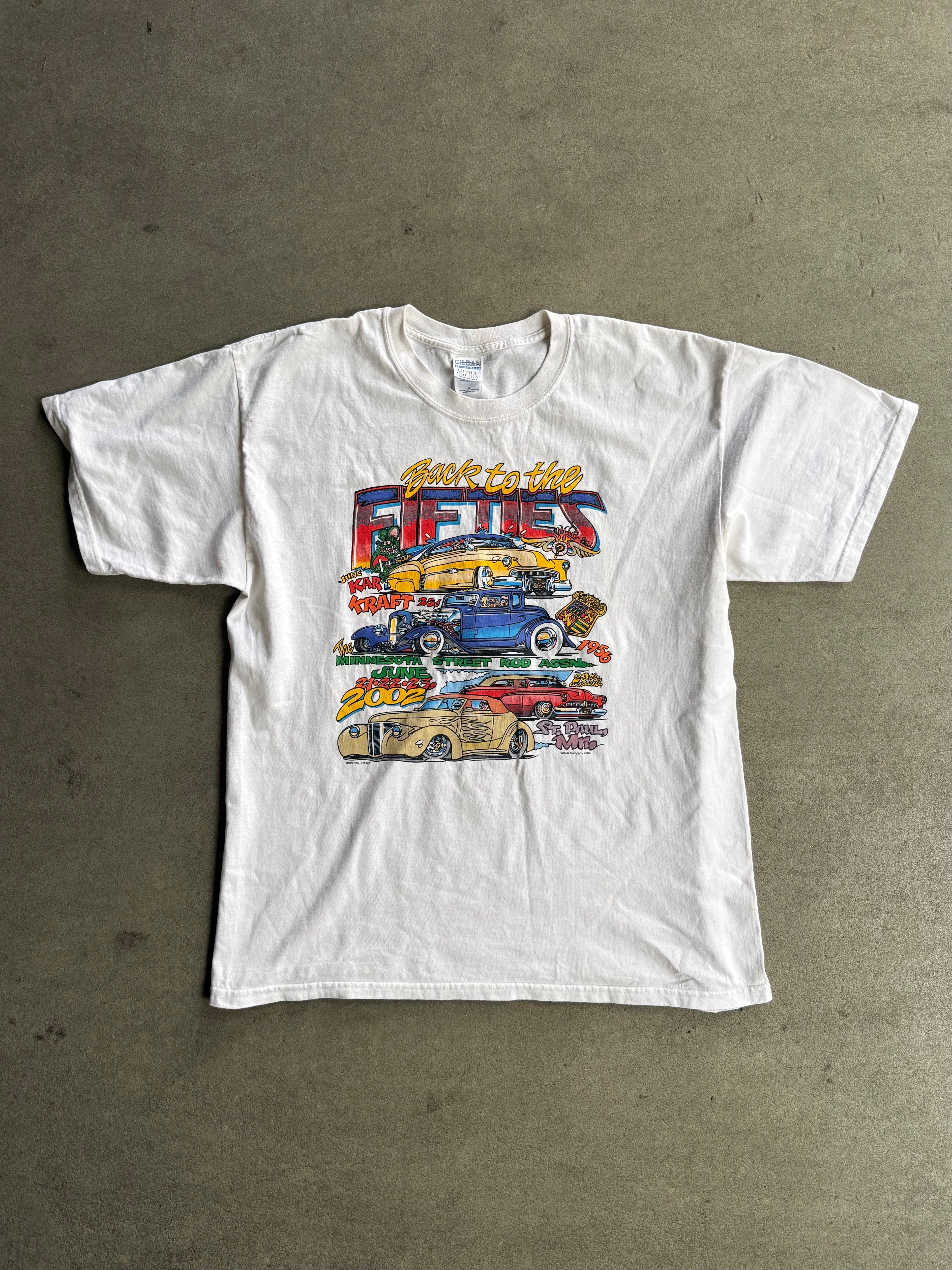 2002 MSRA "BACK TO THE 50S" T-SHIRT (XL)