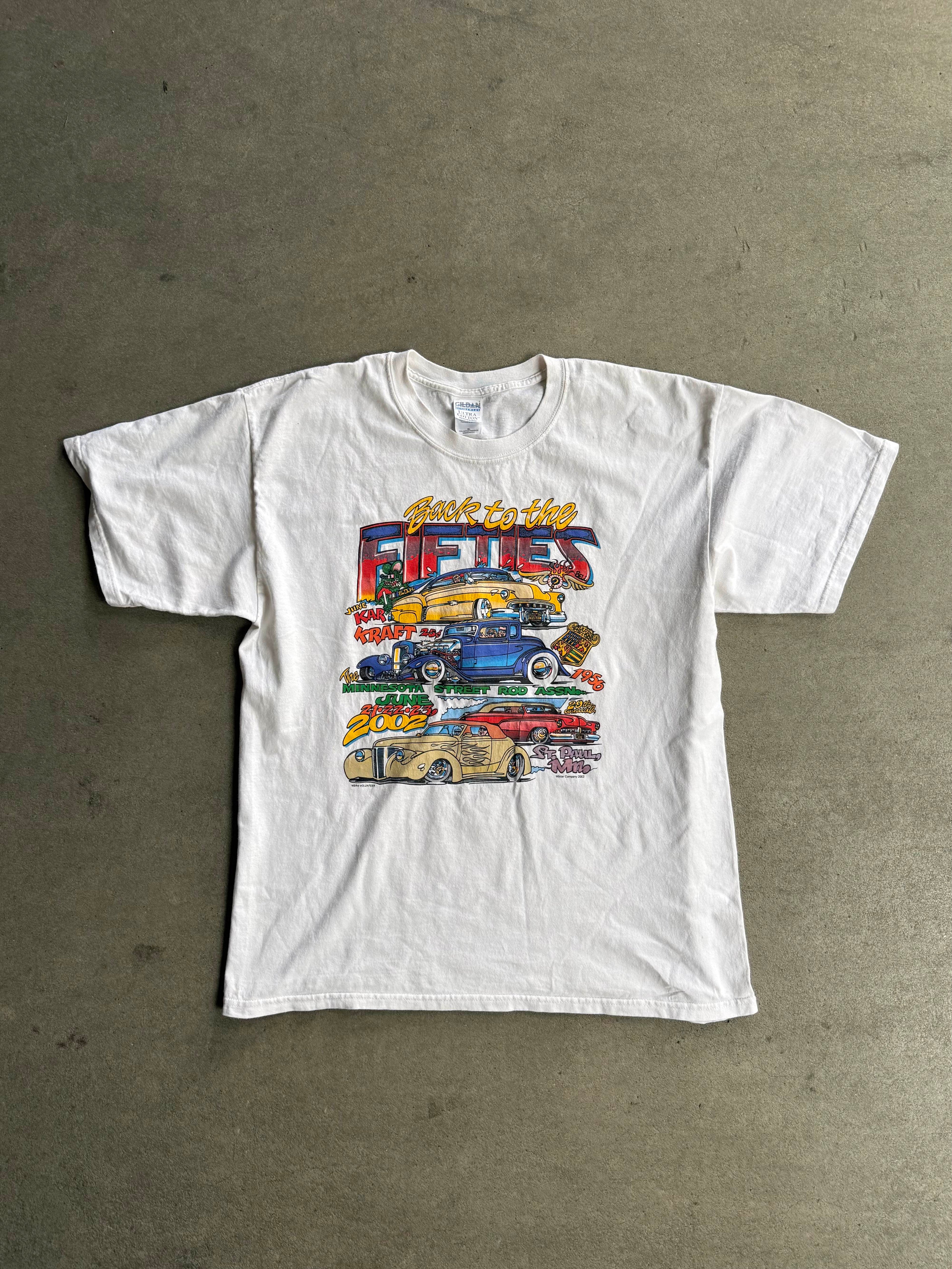 2002 MSRA "BACK TO THE 50S" T-SHIRT (XL)