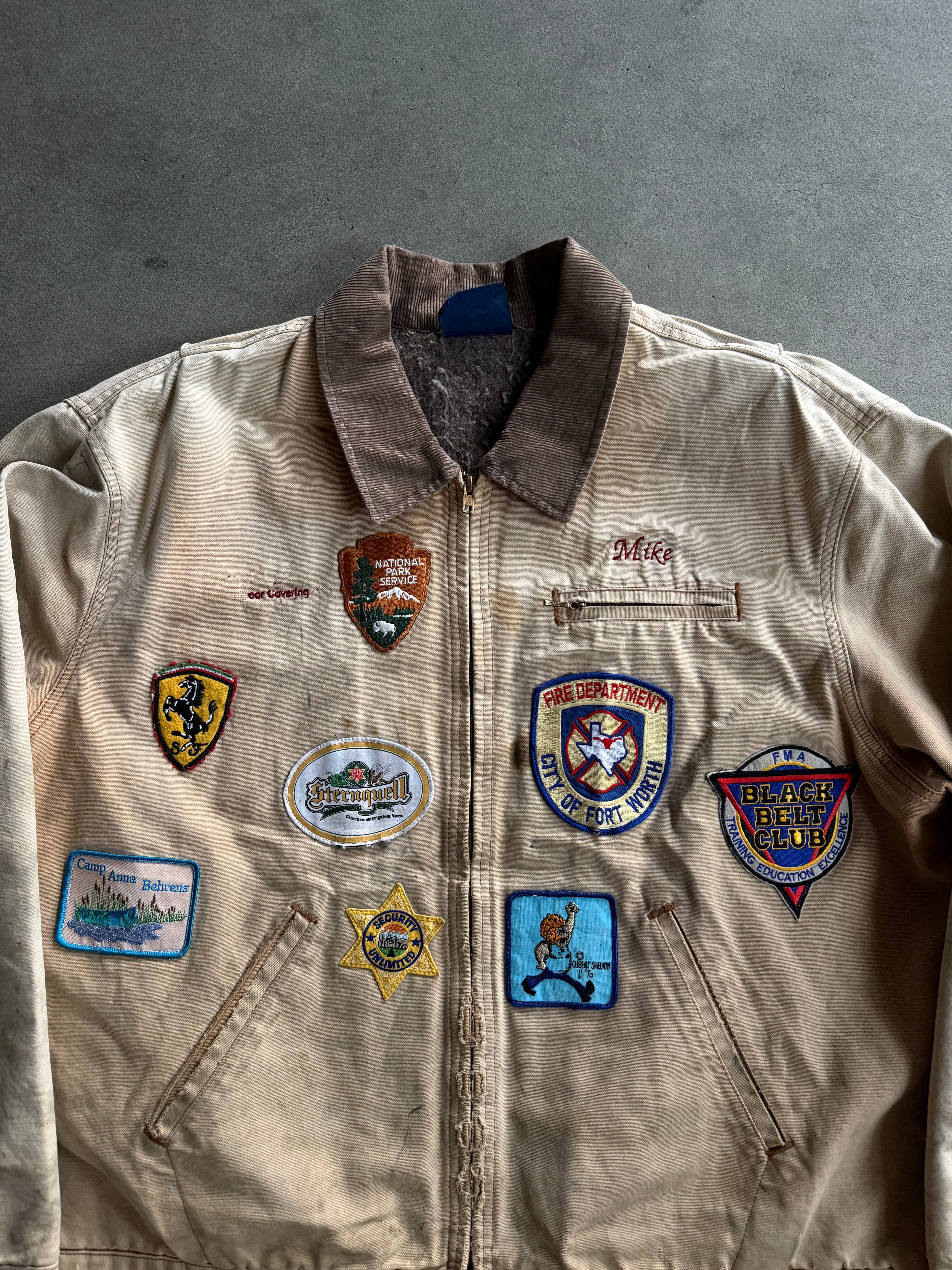 1990S DICKIES DETROIT PATCHED VINTAGE WORKJACKET (XXL)