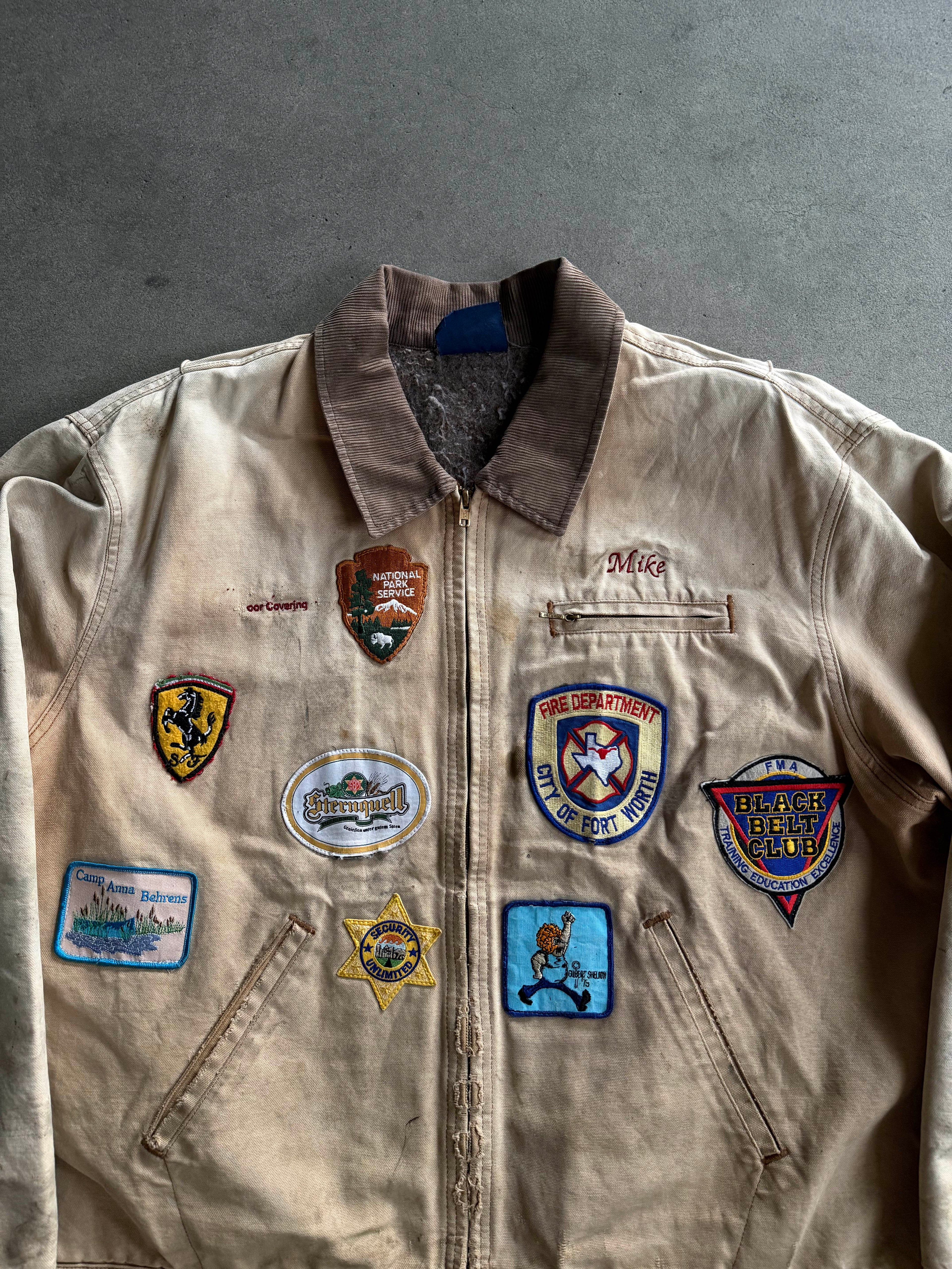 1990S DICKIES DETROIT PATCHED VINTAGE WORKJACKET (XXL)