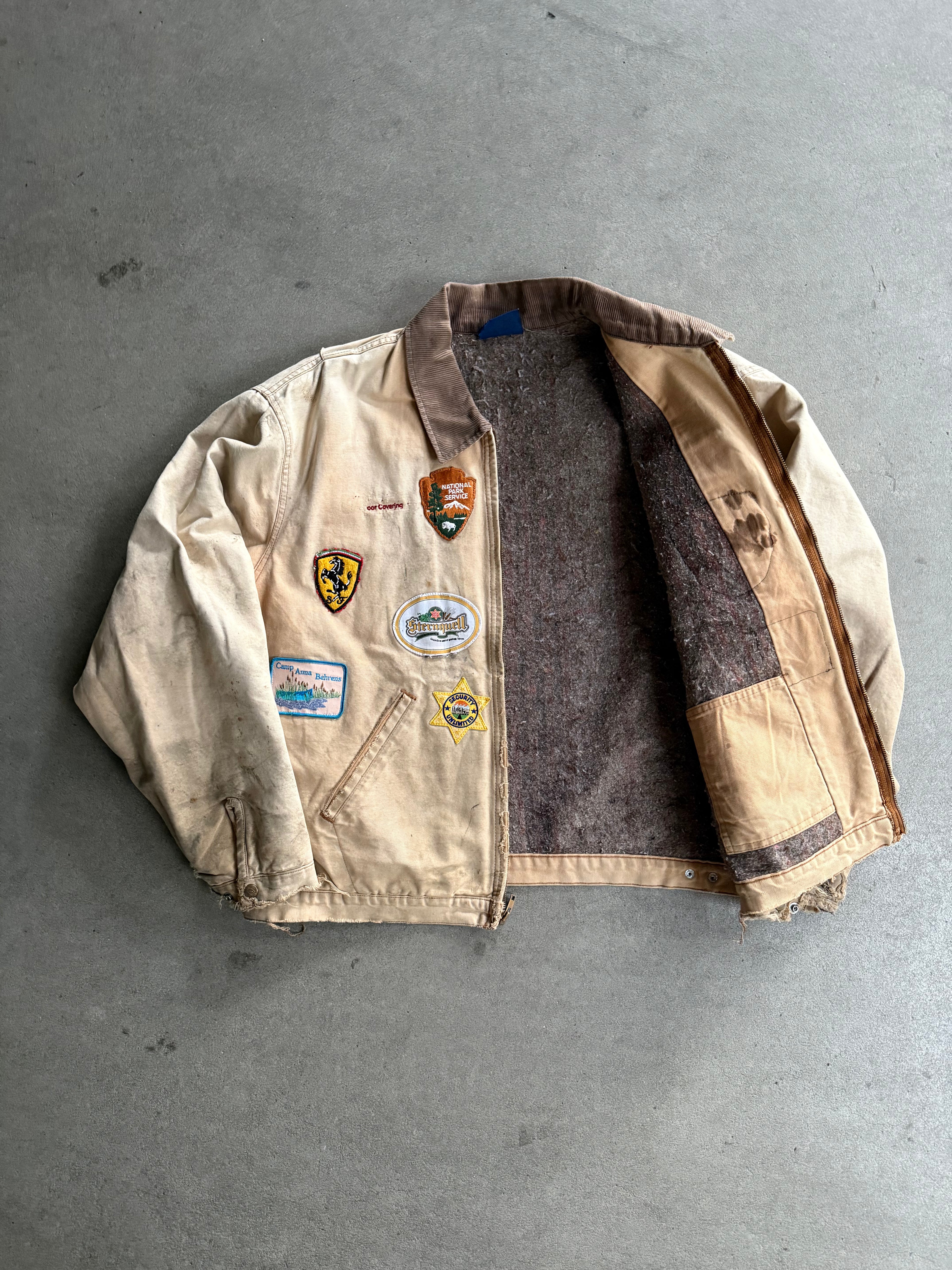 1990S DICKIES DETROIT PATCHED VINTAGE WORKJACKET (XXL)