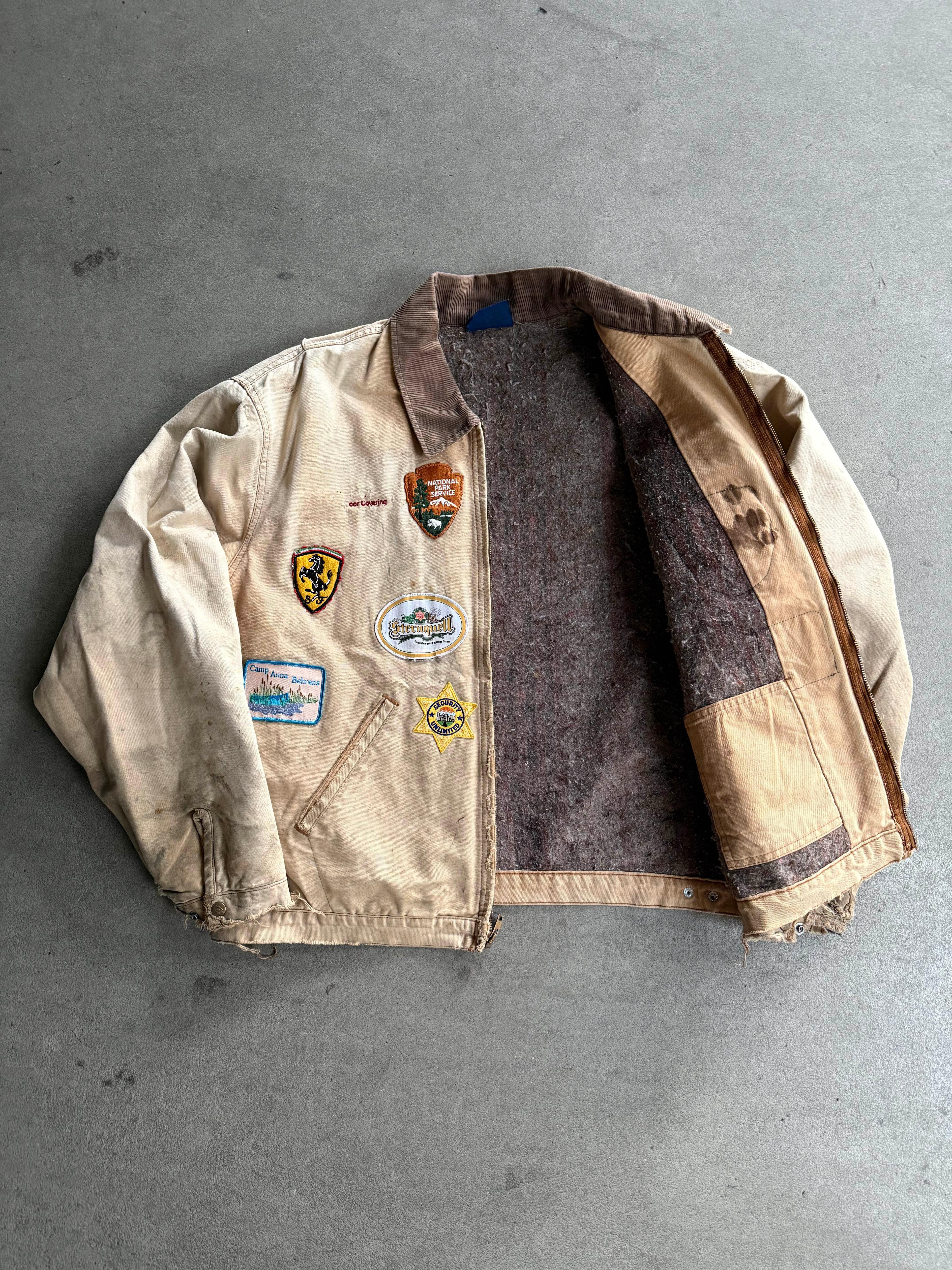 1990S DICKIES DETROIT PATCHED VINTAGE WORKJACKET (XXL)