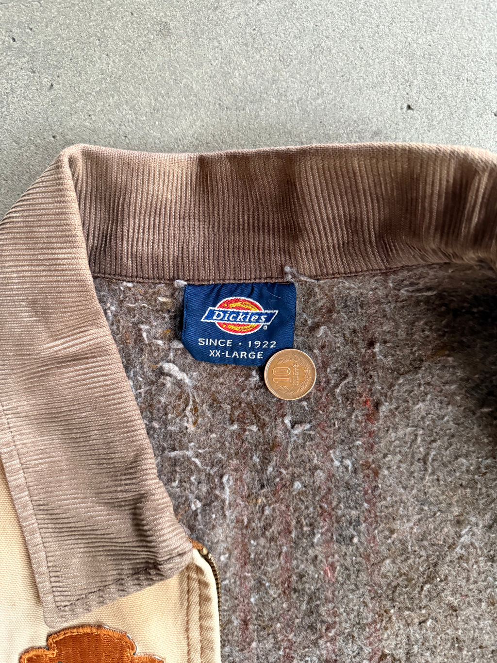 1990S DICKIES DETROIT PATCHED VINTAGE WORKJACKET (XXL)