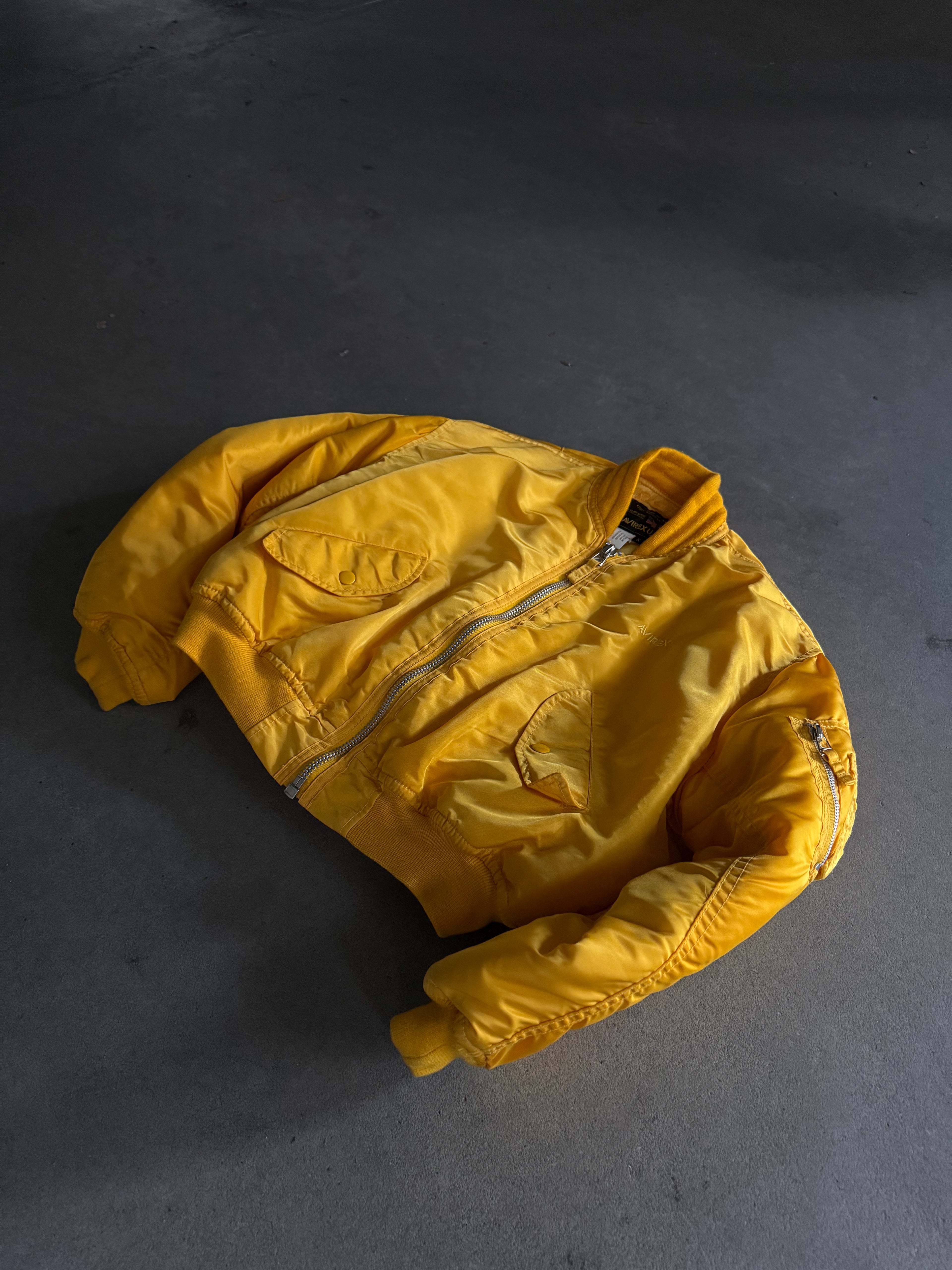 1990S AVIREX MA-1 VINTAGE BOMBER JACKET (S)