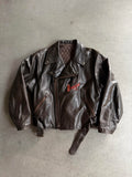 1990S VINTAGE CHESTERFIELD VINTAGE LEATHER JACKET (L)