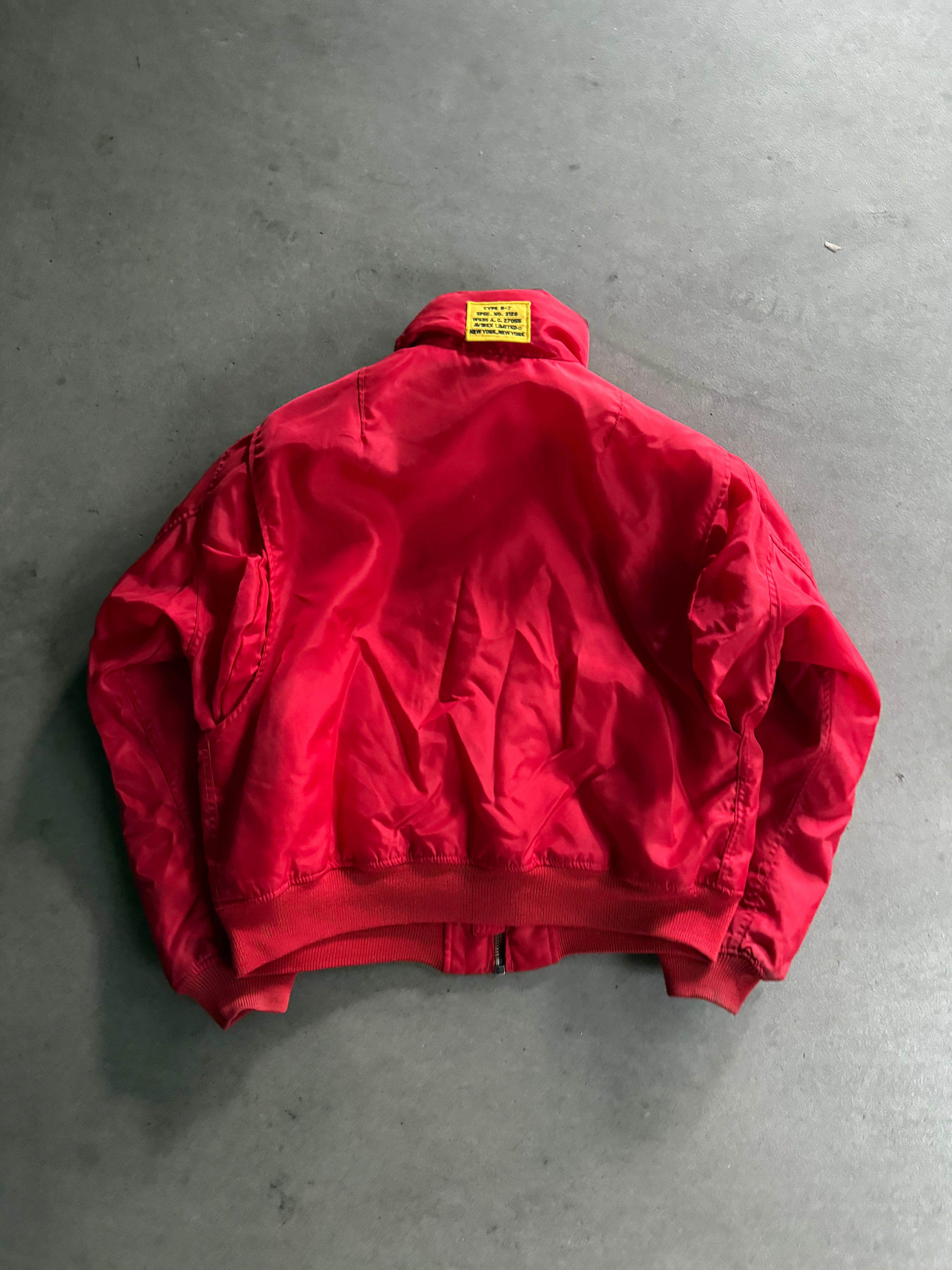 1990S AVIREX B-7 VINTAGE BOMBER JACKET (M)