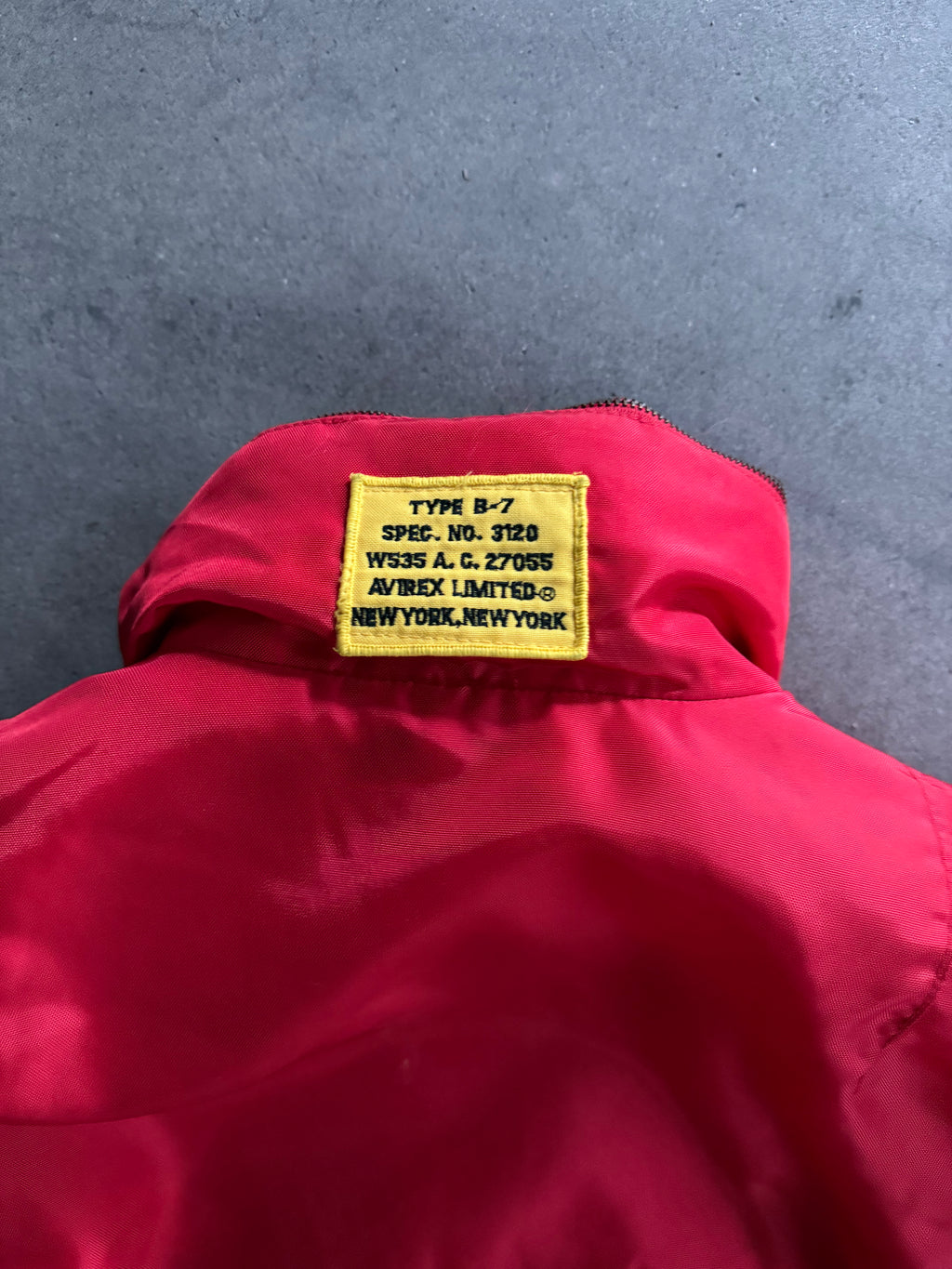 1990S AVIREX B-7 VINTAGE BOMBER JACKET (M)