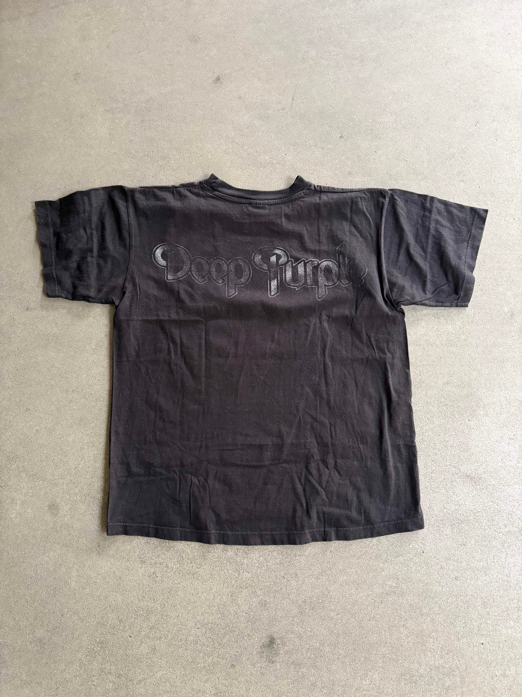 90S DEEP PURPLE SLAVES AND MASTERS PRINT T-SHIRT (XL)