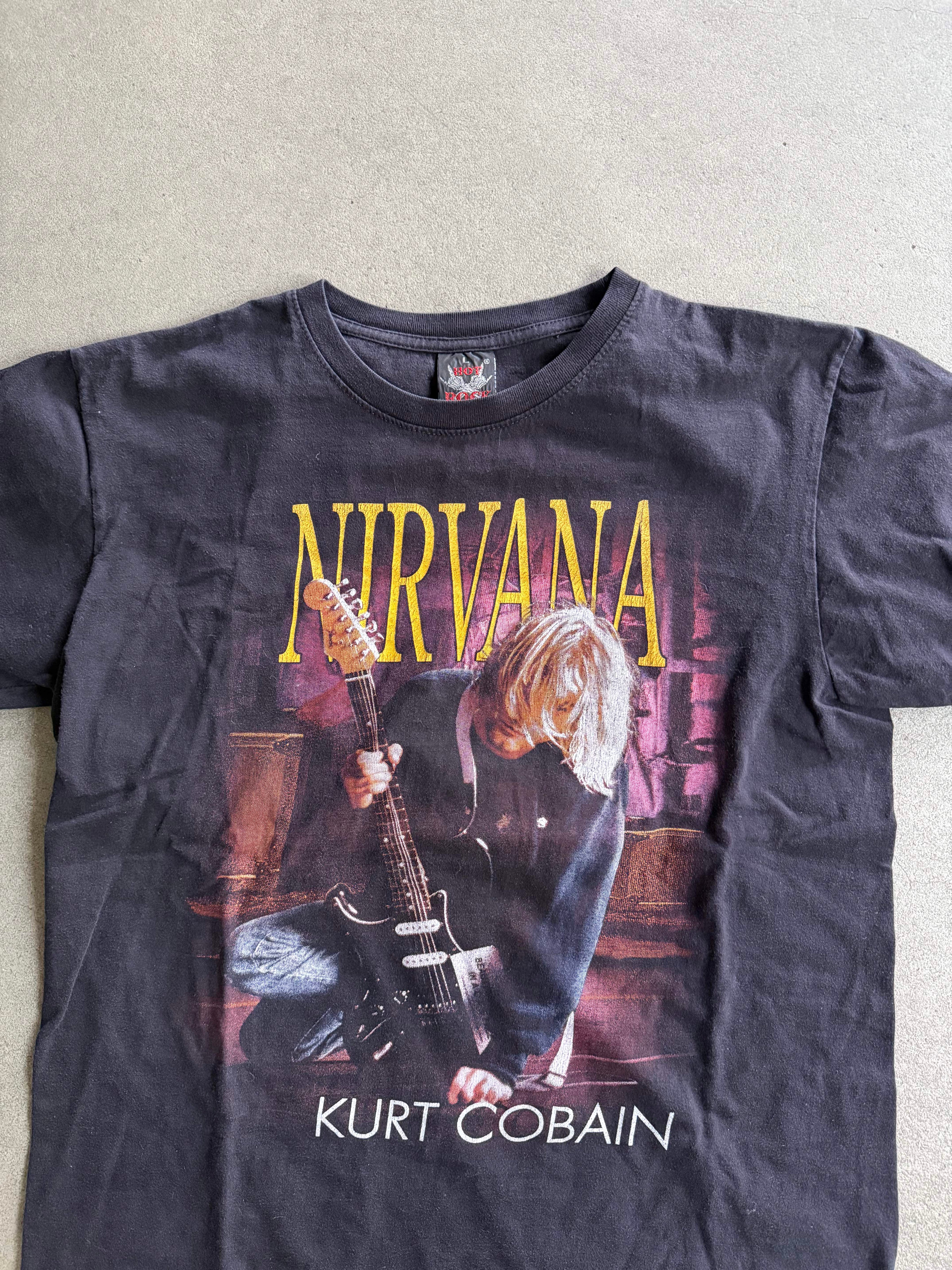 2000S NIRVANA NEVERMIND PRINT T-SHIRT (L)