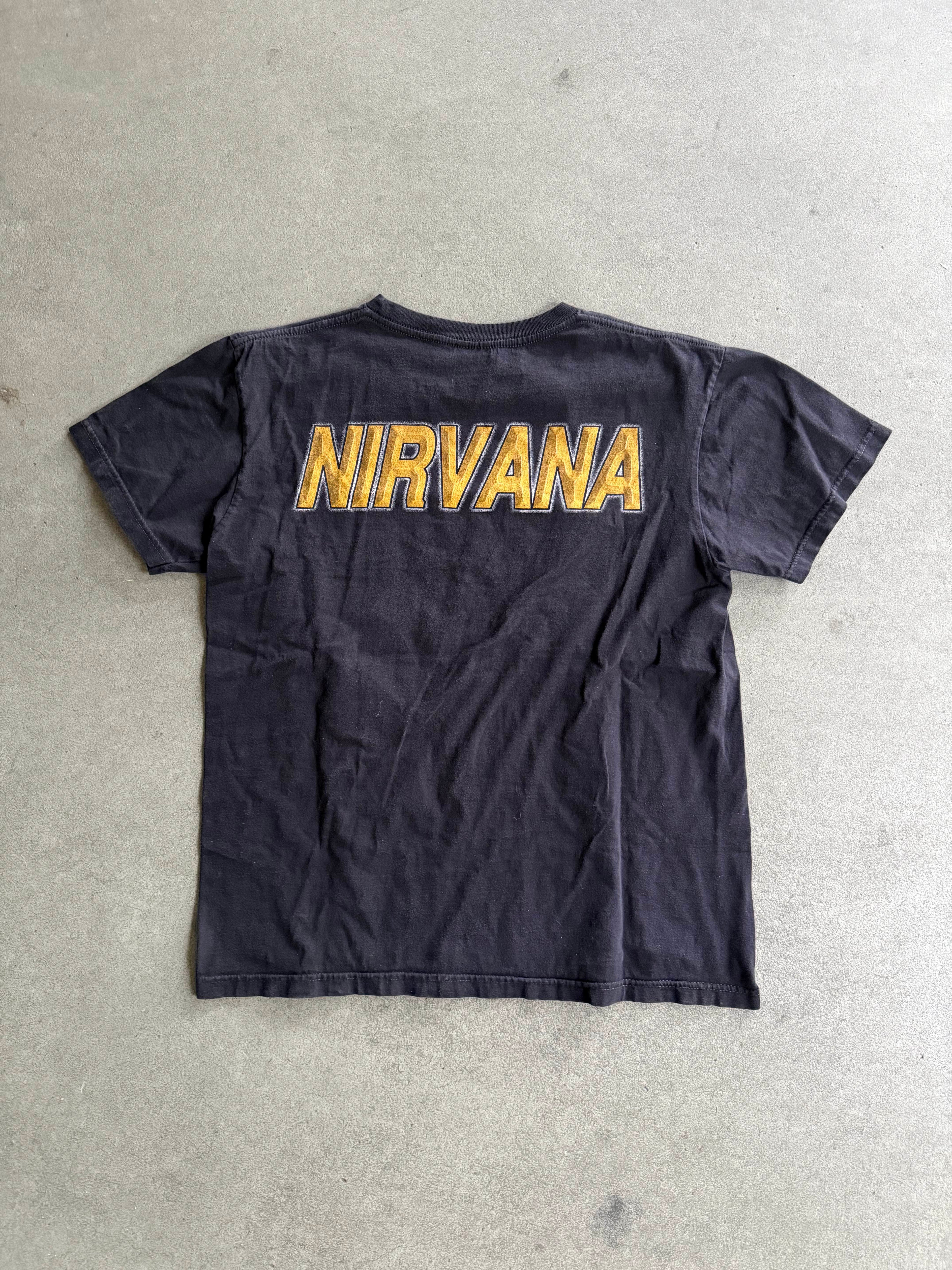 2000S NIRVANA NEVERMIND PRINT T-SHIRT (L)