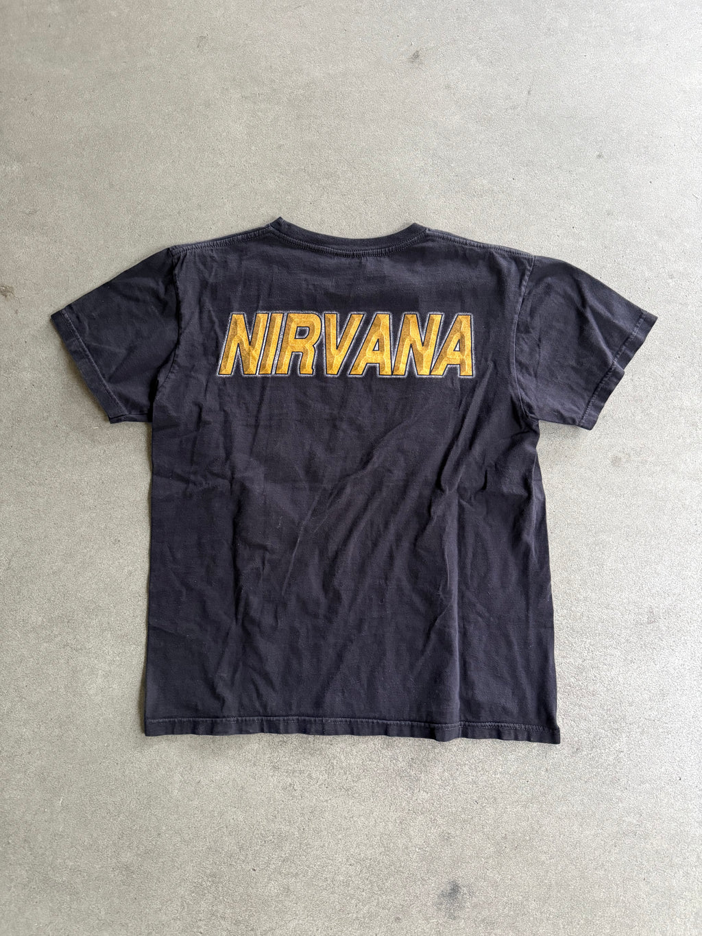 2000S NIRVANA KURT COBAIN BOOTLEG T-SHIRT (L)