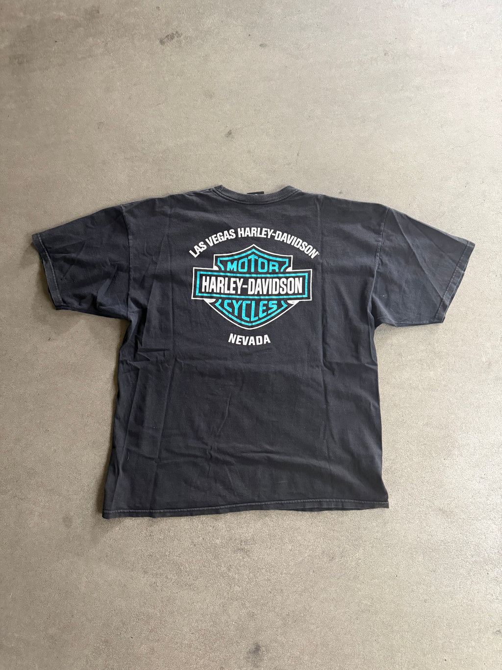 2000S HARLEY DAVIDSON LAS VEGAS T-SHIRT (XL)