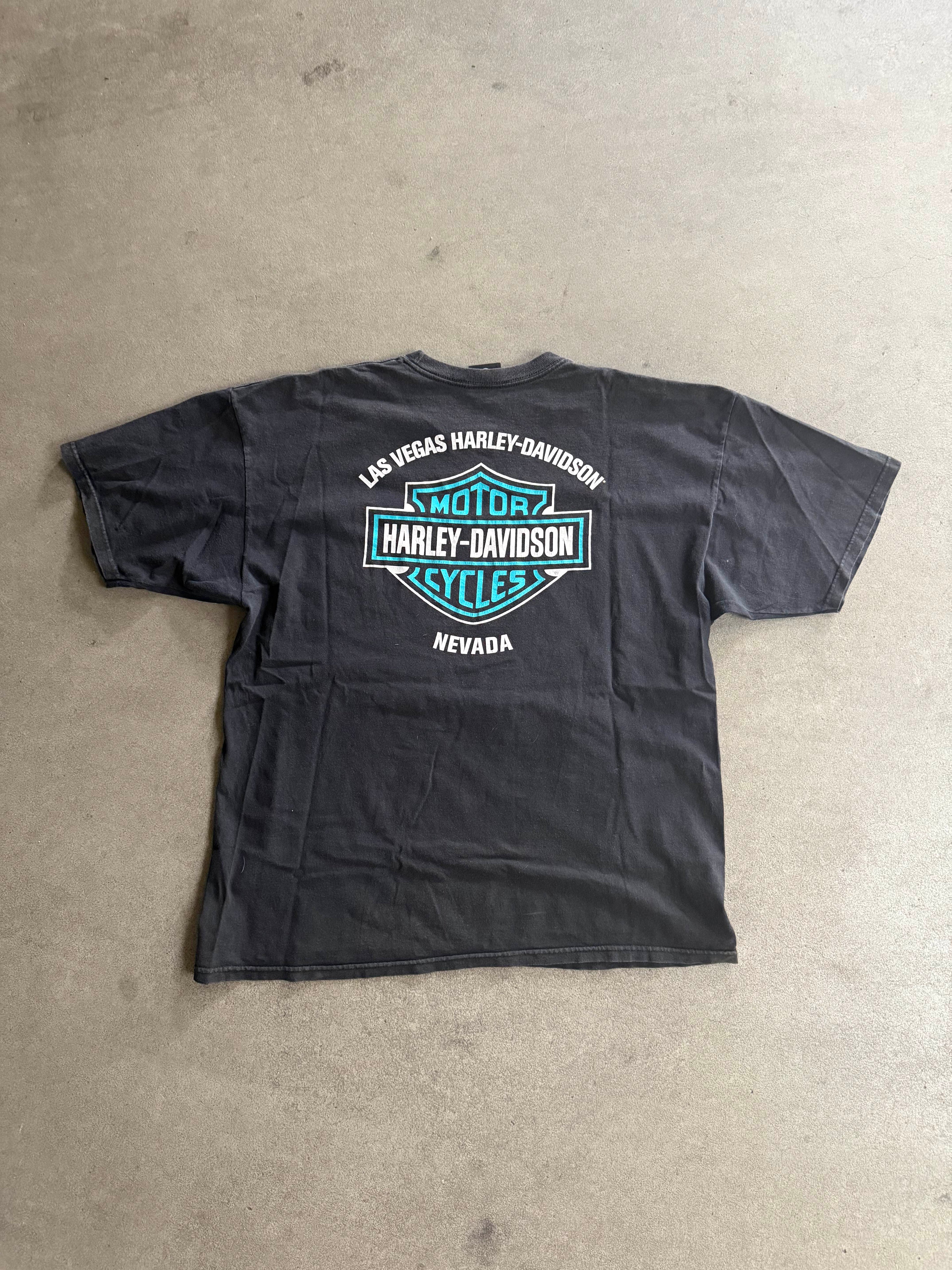 2000S HARLEY DAVIDSON LAS VEGAS T-SHIRT (XL)