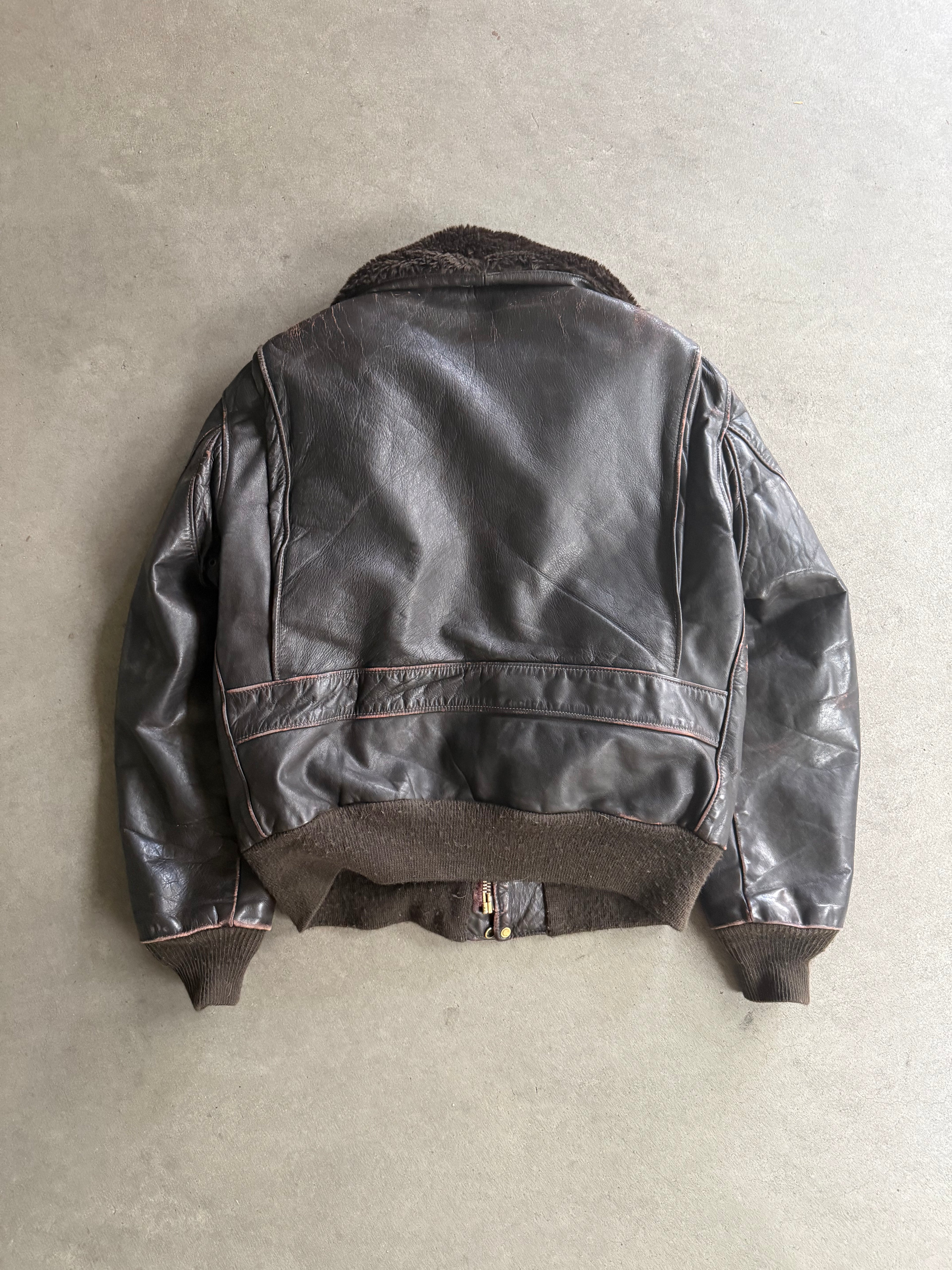 1970S SCHOTT 684SM LEATHER JACKET 70S FULL SET VINTAGE LEATHER JACKET (L)