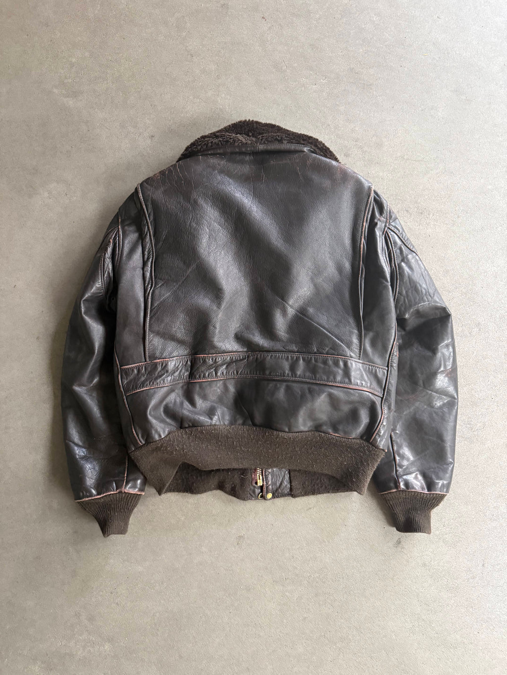 1970S SCHOTT 684SM LEATHER JACKET 70S FULL SET VINTAGE LEATHER JACKET (L)