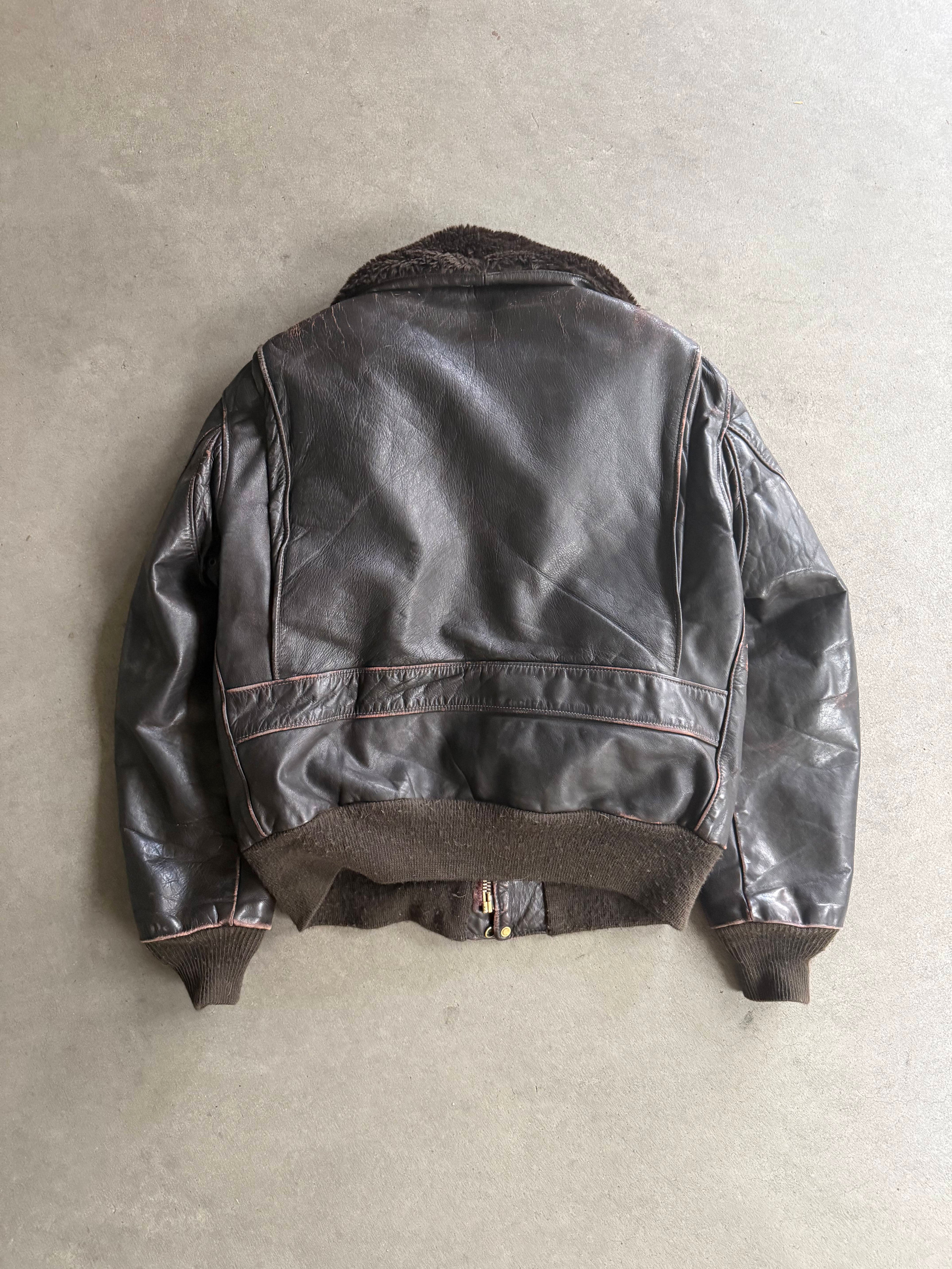 1970S SCHOTT 684SM LEATHER JACKET 70S FULL SET VINTAGE LEATHER JACKET (L)
