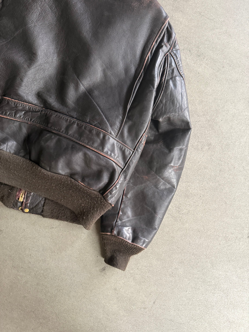 1970S SCHOTT 684SM LEATHER JACKET 70S FULL SET VINTAGE LEATHER JACKET (L)
