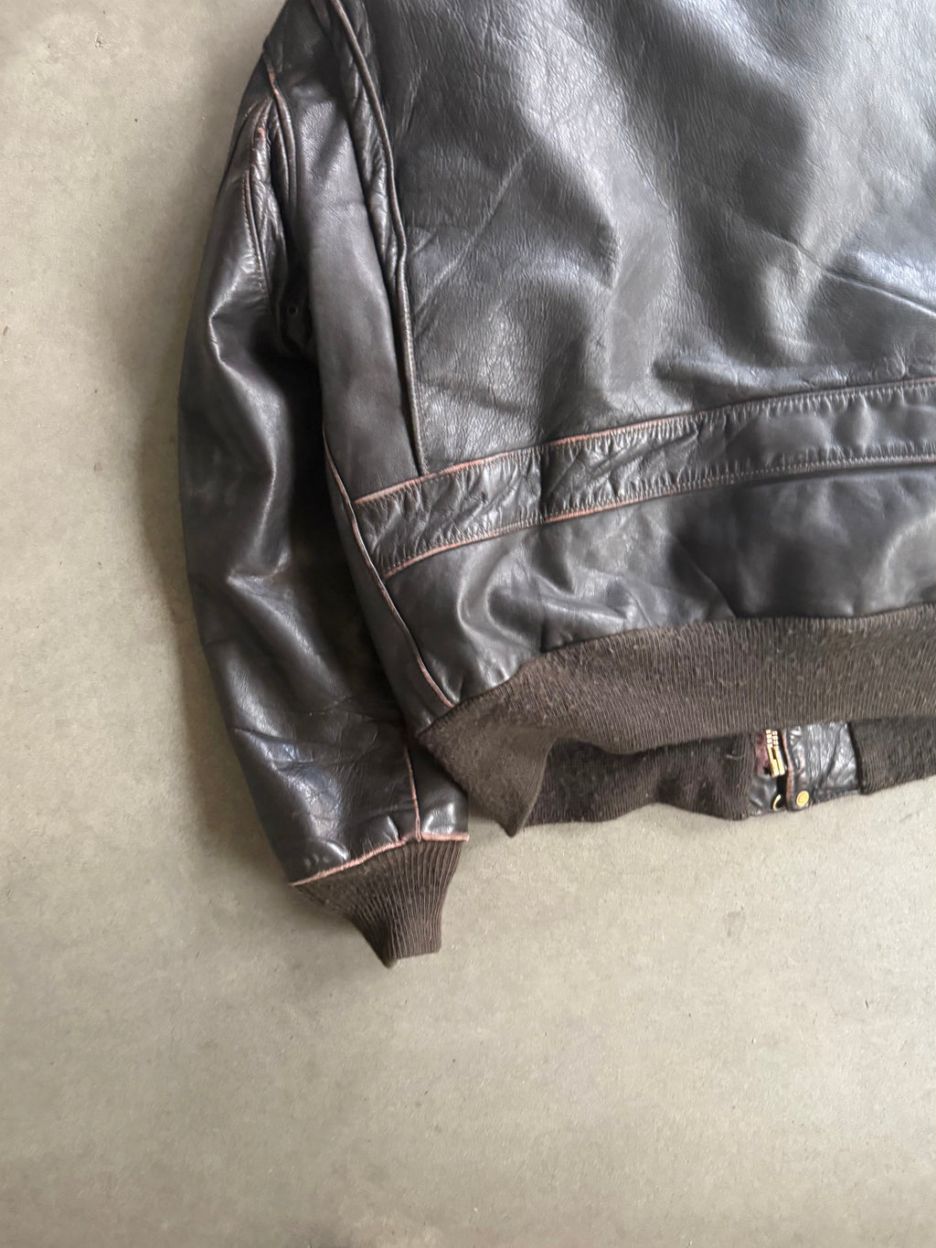 1970S SCHOTT 684SM LEATHER JACKET 70S FULL SET VINTAGE LEATHER JACKET (L)