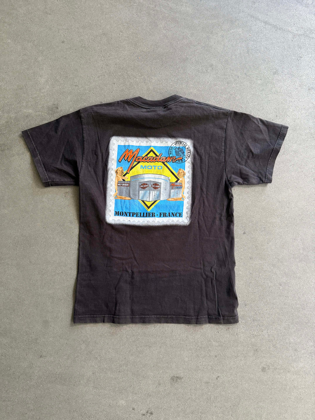 1999 HARLEY DAVIDSON LIGHTING LOGO MONTPELLIER T-SHIRT (L)