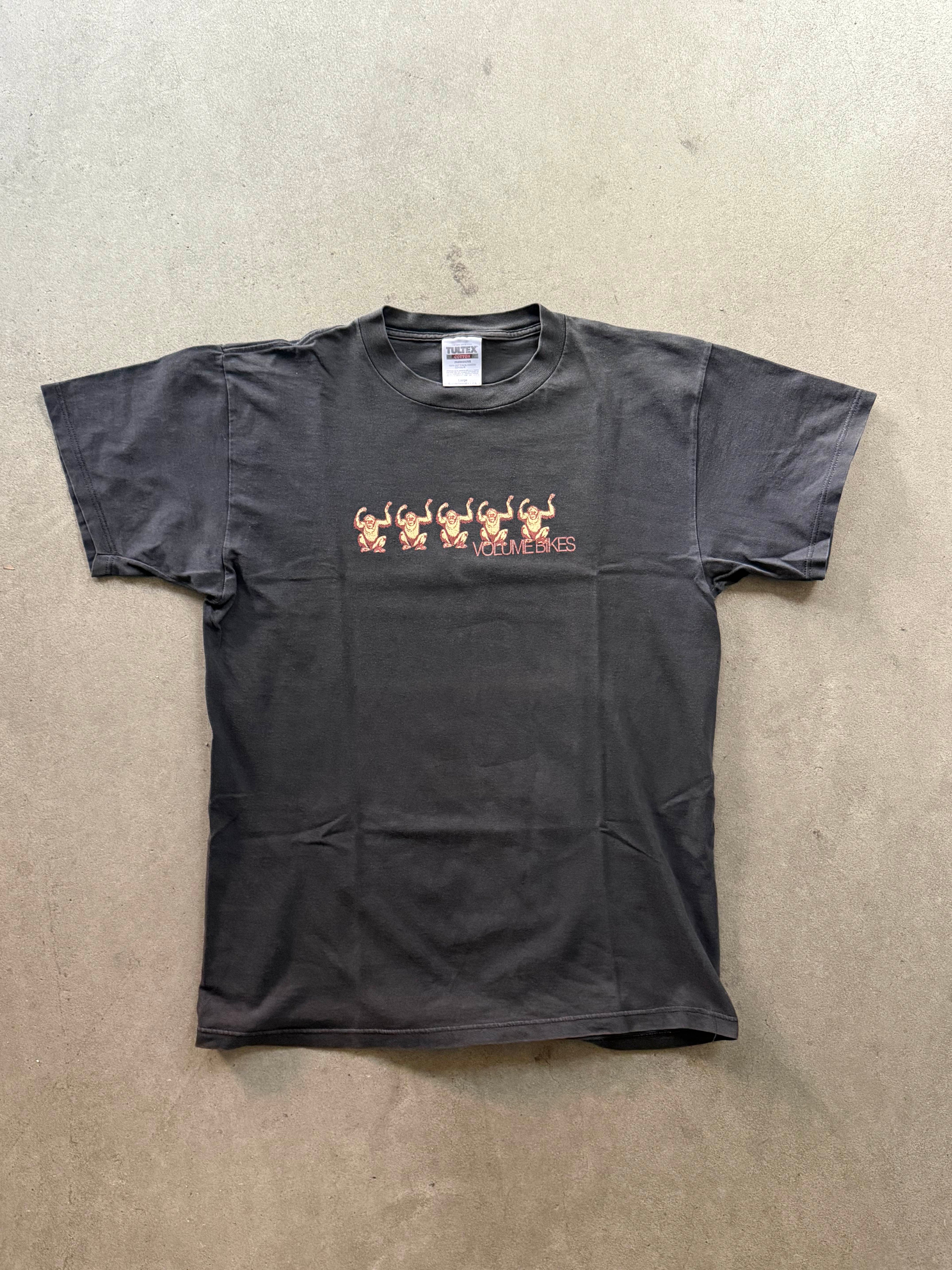 90S MONKEYS VOLUME BIKES VINTAGE BMX MERCH T-SHIRT (L)