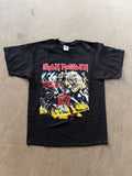 2000S IRON MAIDEN BAND "THE NUMBER OF THE BEAST" TOUR MERCH PRINT T-SHIRT (L)