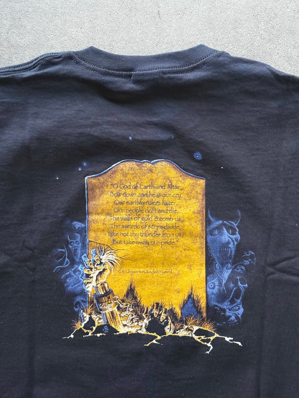 2000S IRON MAIDEN BAND "LIVE AFTER DEATH" TOUR MERCH PRINT T-SHIRT (L)