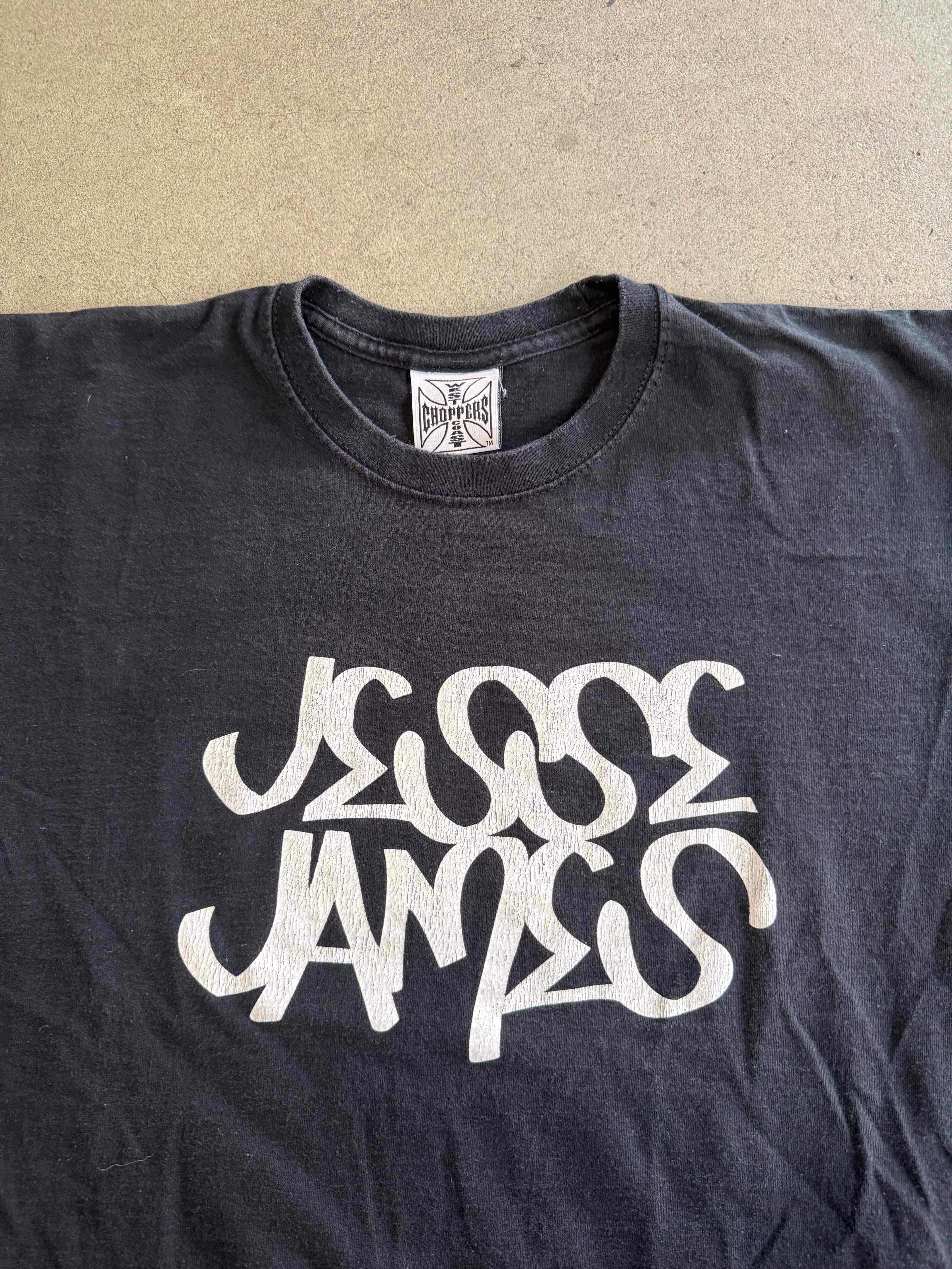 2001 WEST COAST CHOPPERS VINTAGE GRAFFITI WRITING T-SHIRT (M)